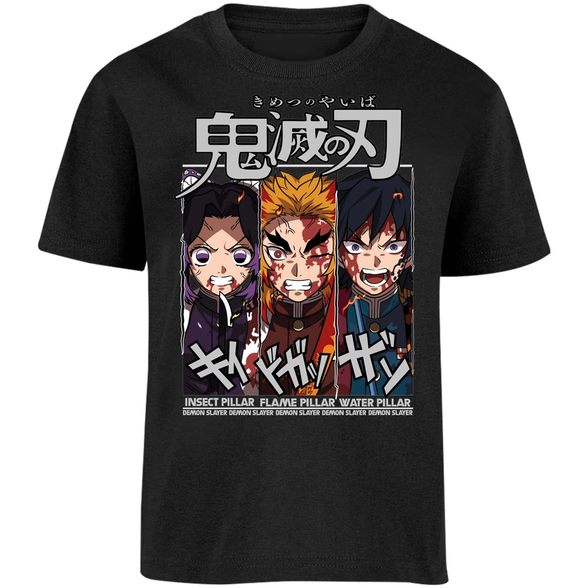 Playera Demon Slayer Shinobu Tomioka Rengoku para Niño 3