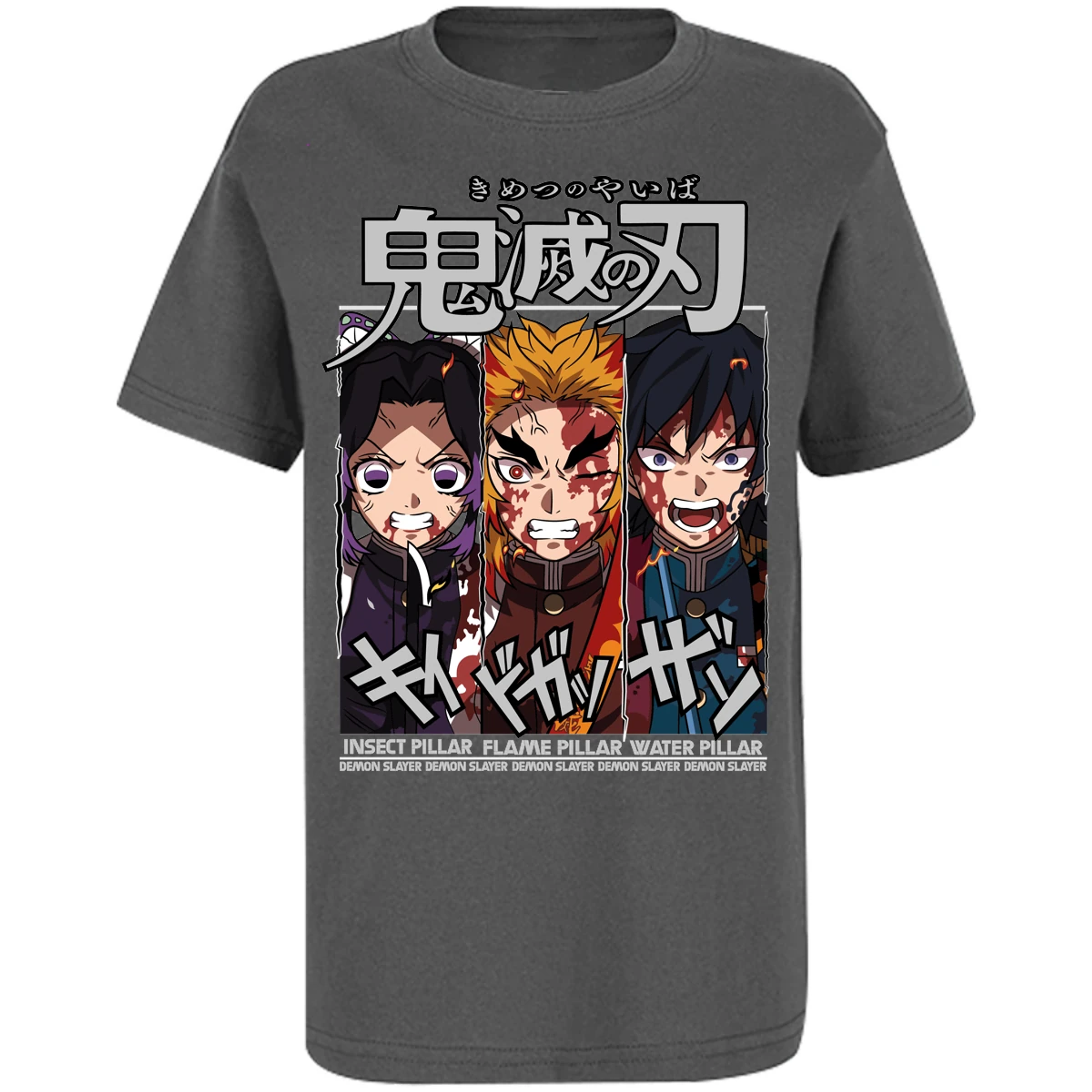 Playera Demon Slayer Shinobu Tomioka Rengoku para Niño 5