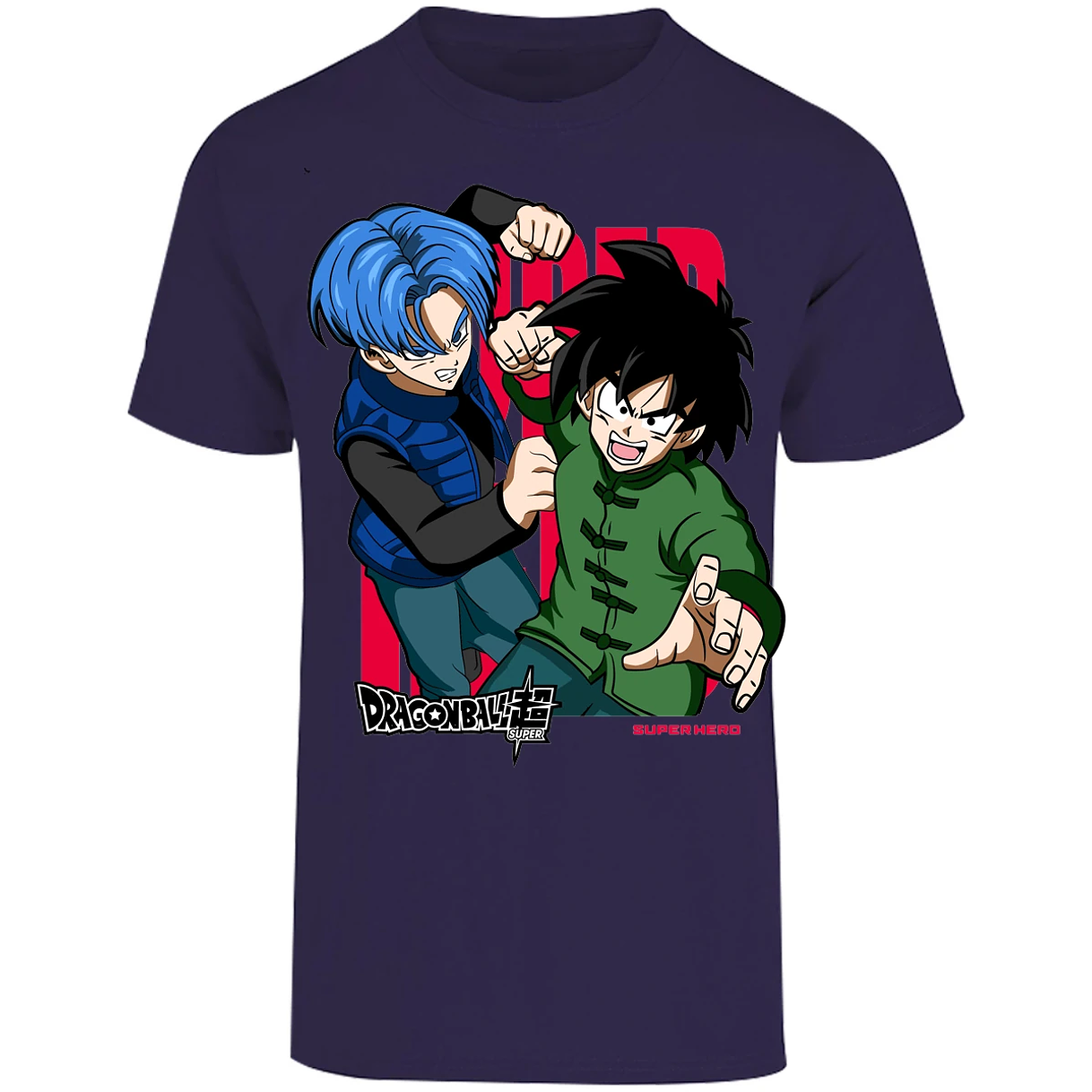 Playera Dragon Ball Gohan Y Trunks para Adulto 8