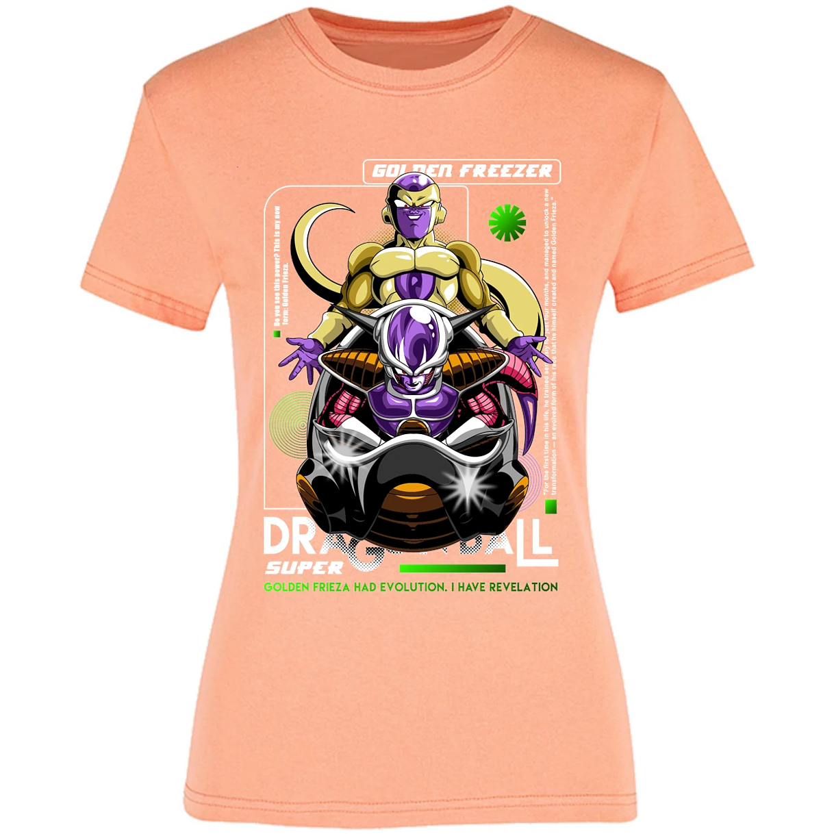 Blusa Dragon Ball Golden Freezer Blusa para Mujer 9