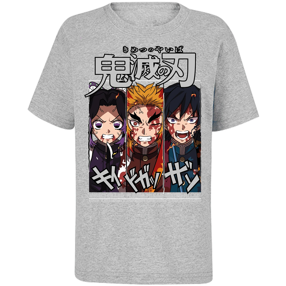 Playera Demon Slayer Shinobu Tomioka Rengoku para Niño 6