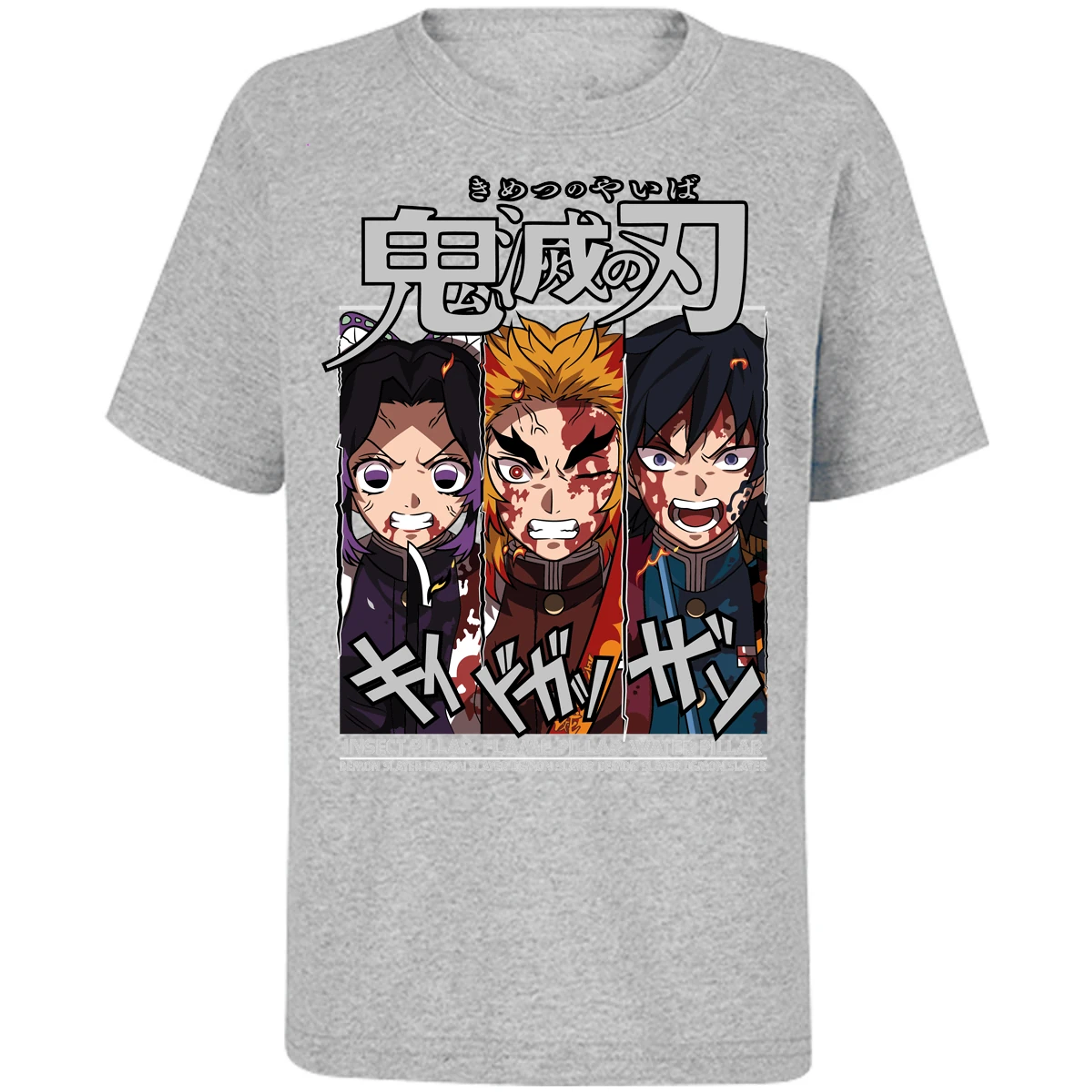 Playera Demon Slayer Shinobu Tomioka Rengoku para Niño 6