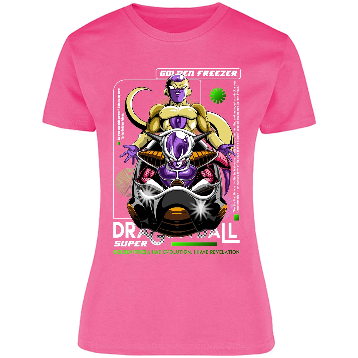 Blusa Dragon Ball Golden Freezer Blusa para Mujer 15