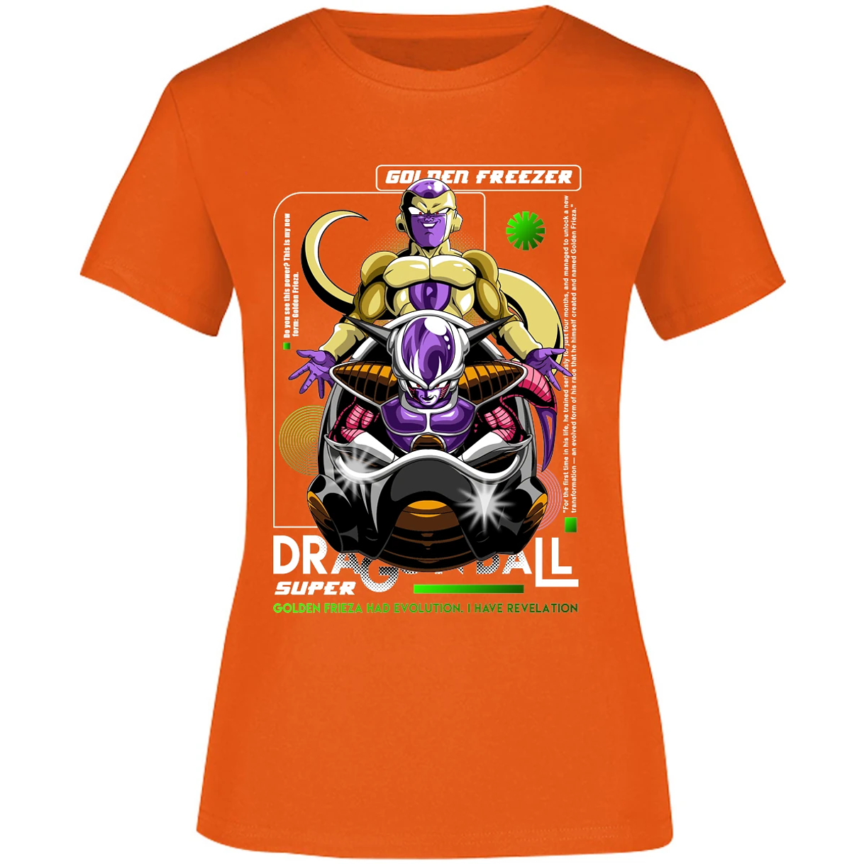 Blusa Dragon Ball Golden Freezer Blusa para Mujer 1