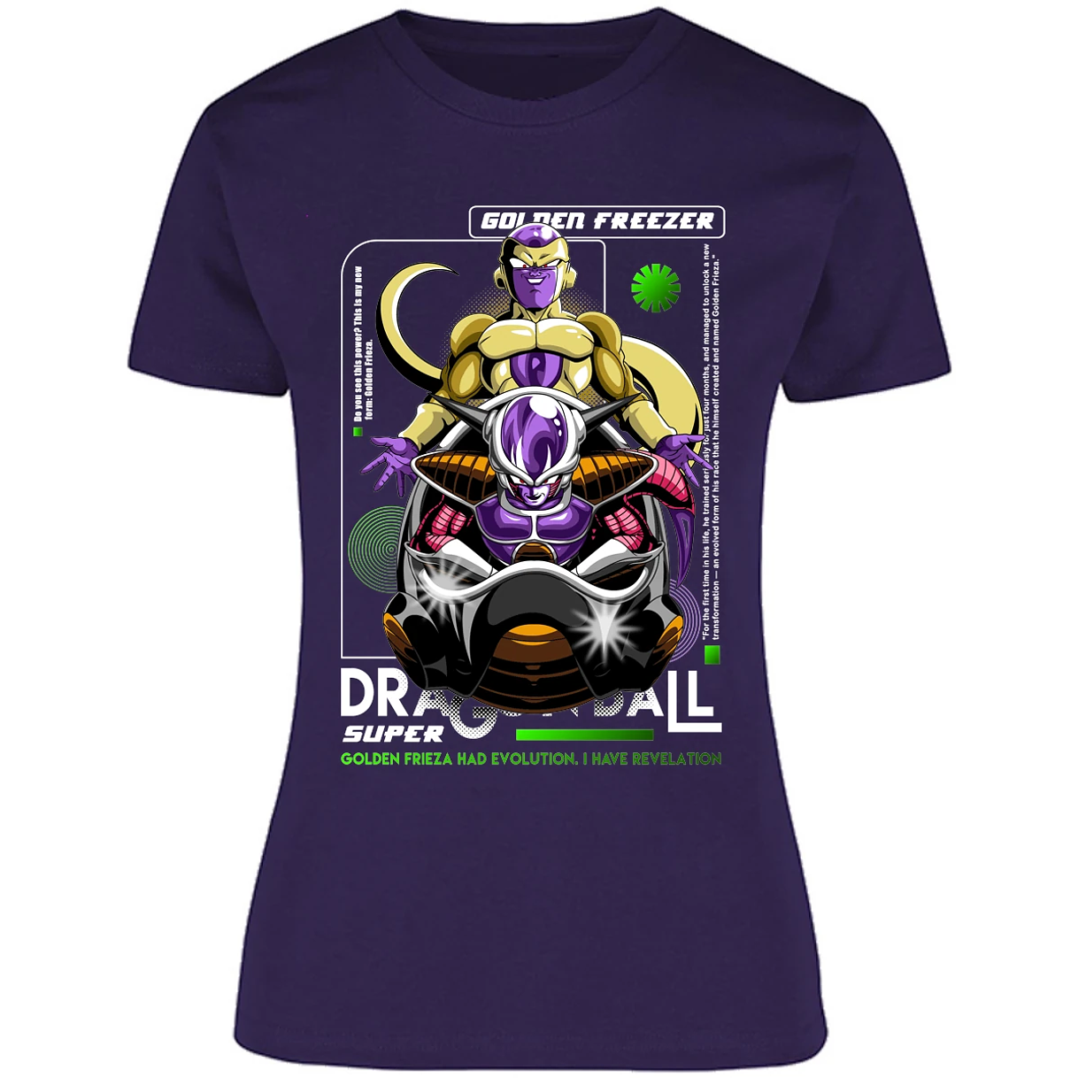 Blusa Dragon Ball Golden Freezer Blusa para Mujer 13