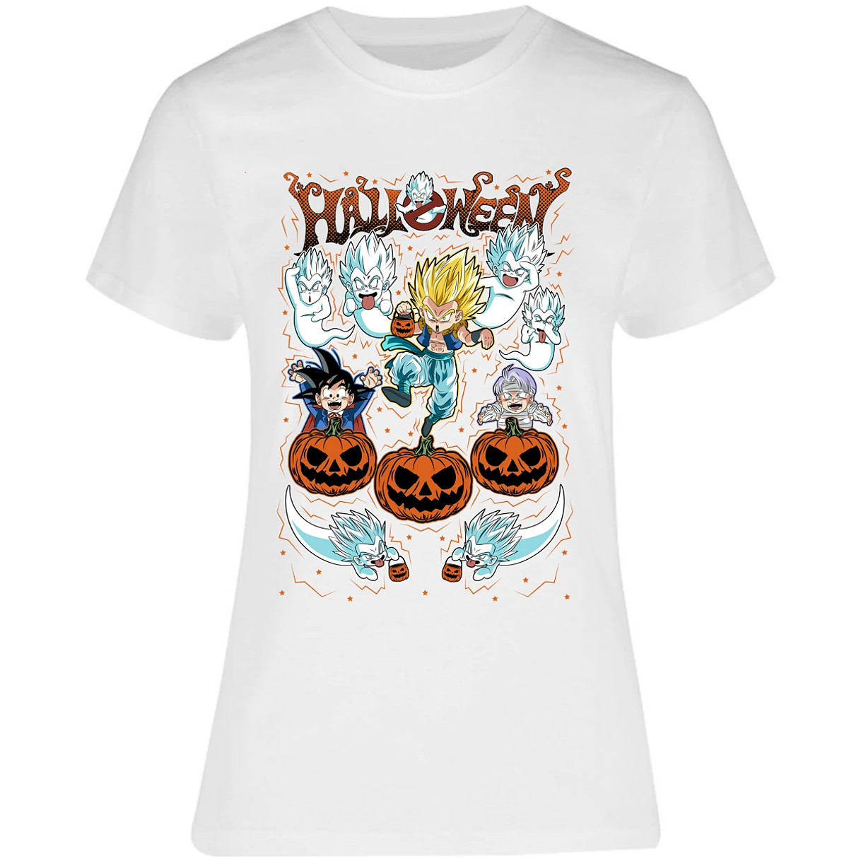 Blusa Dragon Ball Gotenks Halloween Blusa para Mujer 9