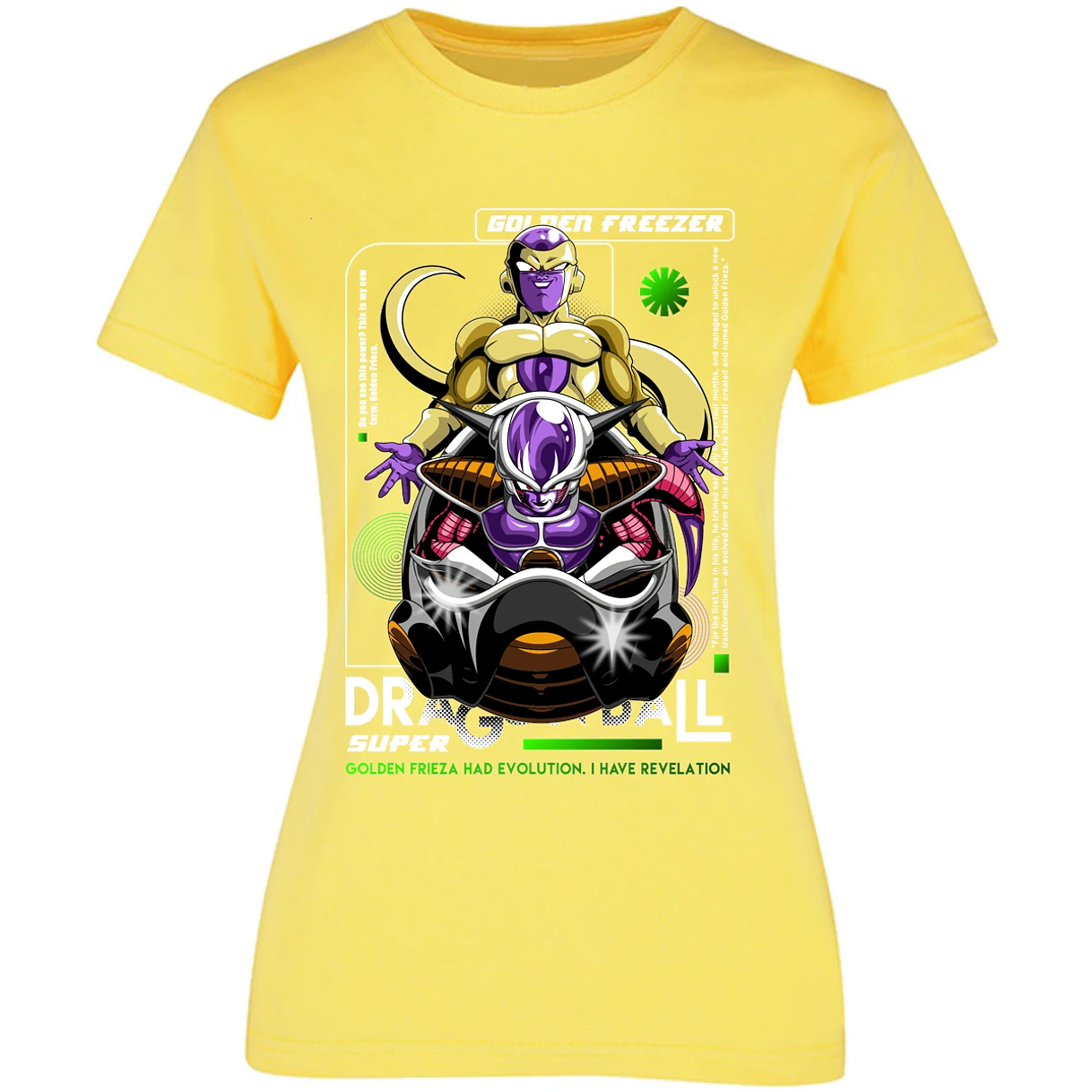 Blusa Dragon Ball Golden Freezer Blusa para Mujer 16
