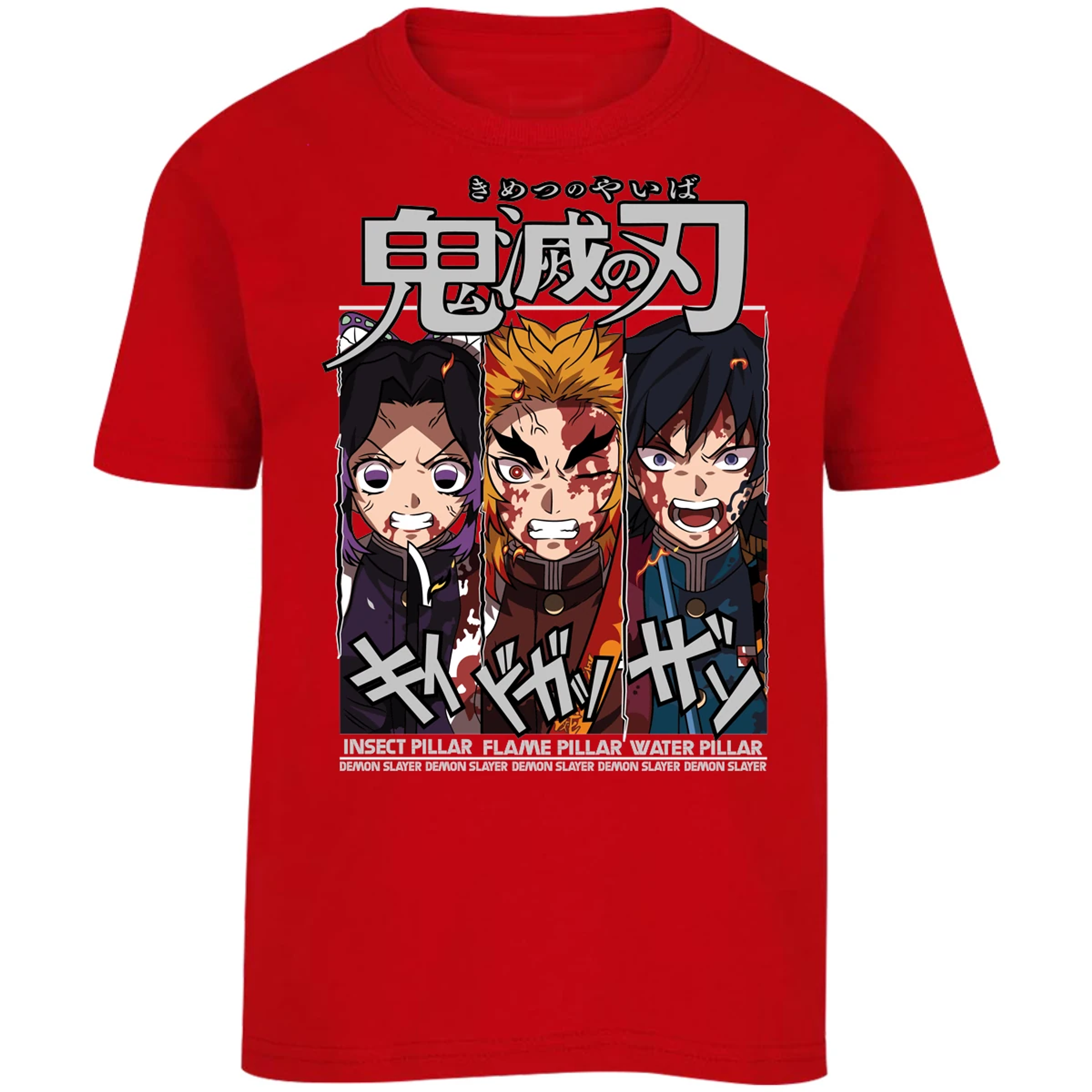 Playera Demon Slayer Shinobu Tomioka Rengoku para Niño 8