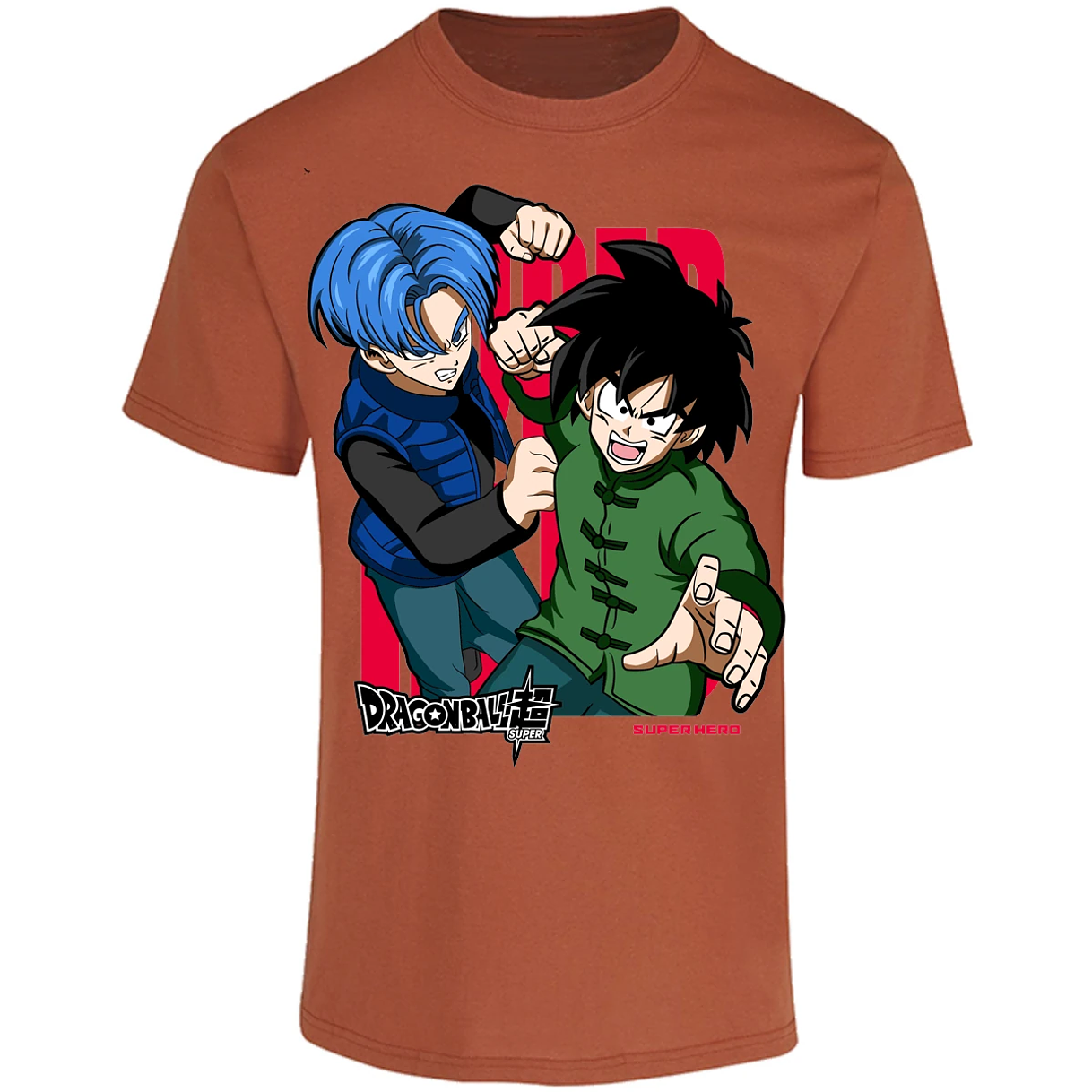 Playera Dragon Ball Gohan Y Trunks para Adulto 15