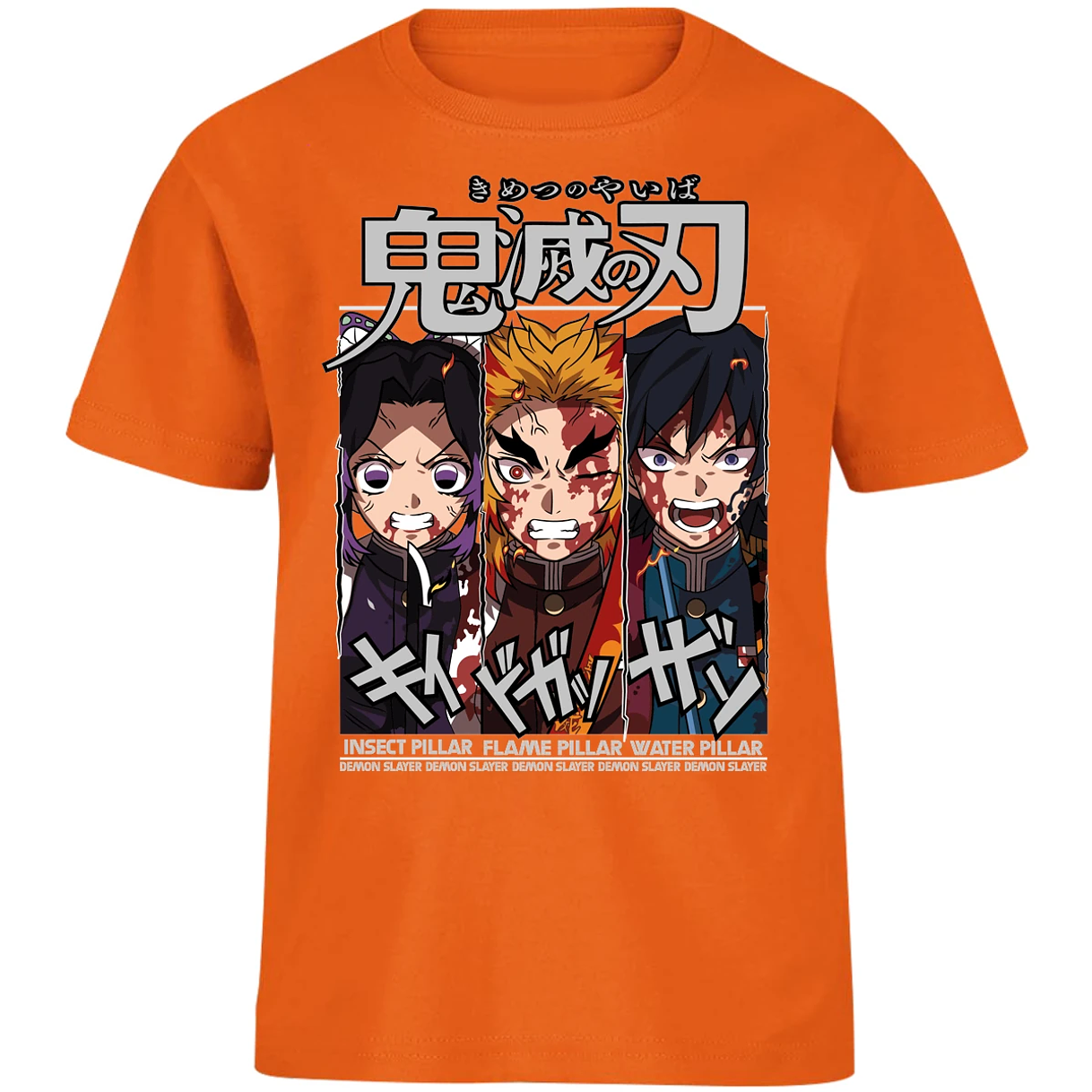 Playera Demon Slayer Shinobu Tomioka Rengoku para Niño 15