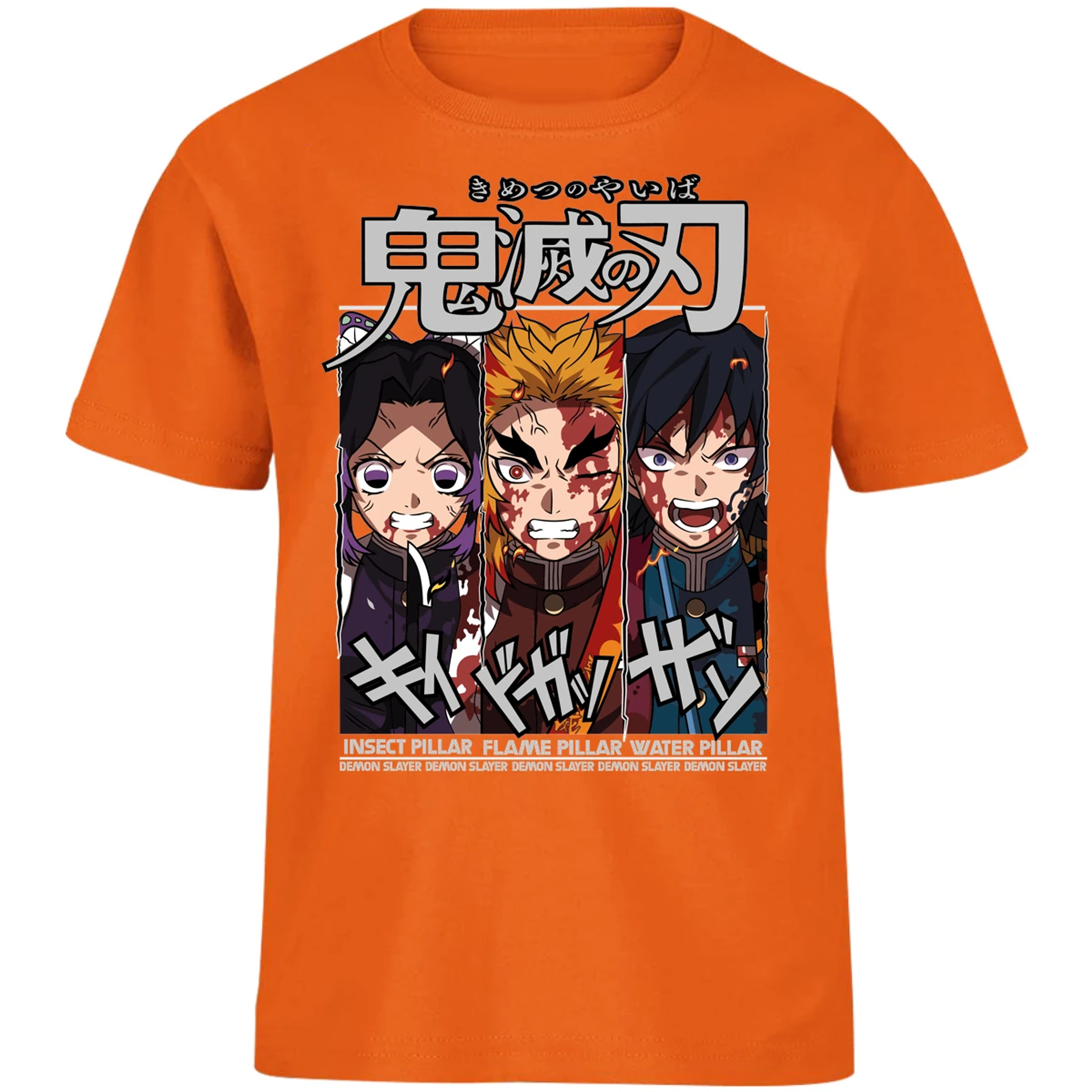 Playera Demon Slayer Shinobu Tomioka Rengoku para Niño 15