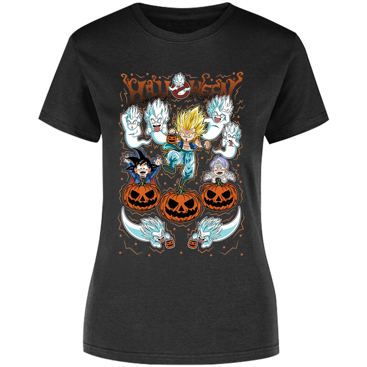 Blusa Dragon Ball Gotenks Halloween Blusa para Mujer 3