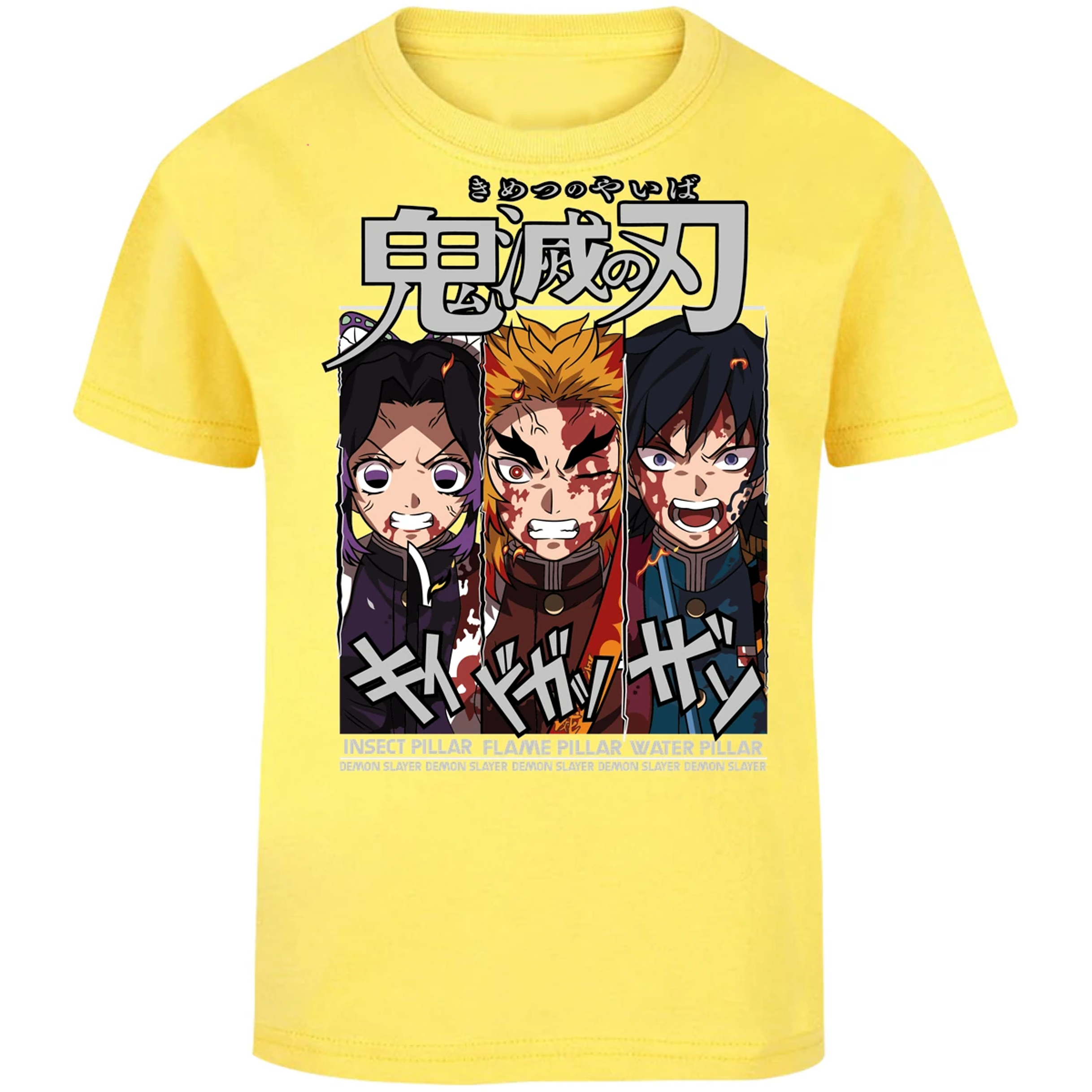Playera Demon Slayer Shinobu Tomioka Rengoku para Niño 13