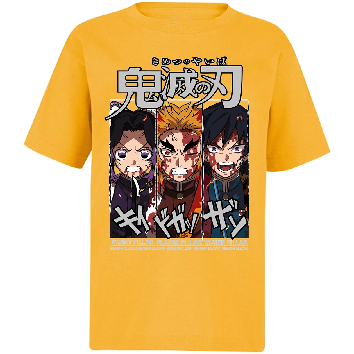 Playera Demon Slayer Shinobu Tomioka Rengoku para Niño 14