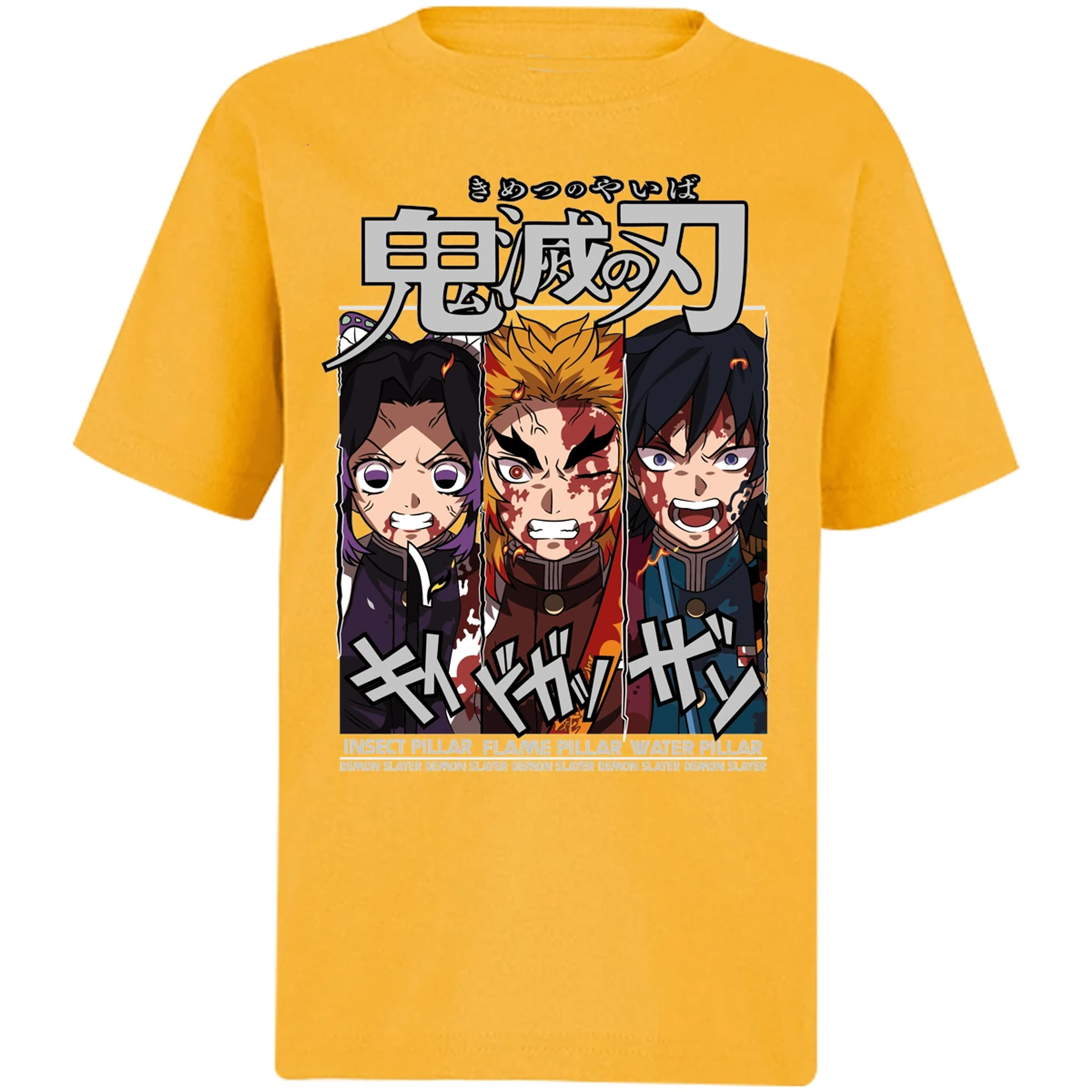 Playera Demon Slayer Shinobu Tomioka Rengoku para Niño 14