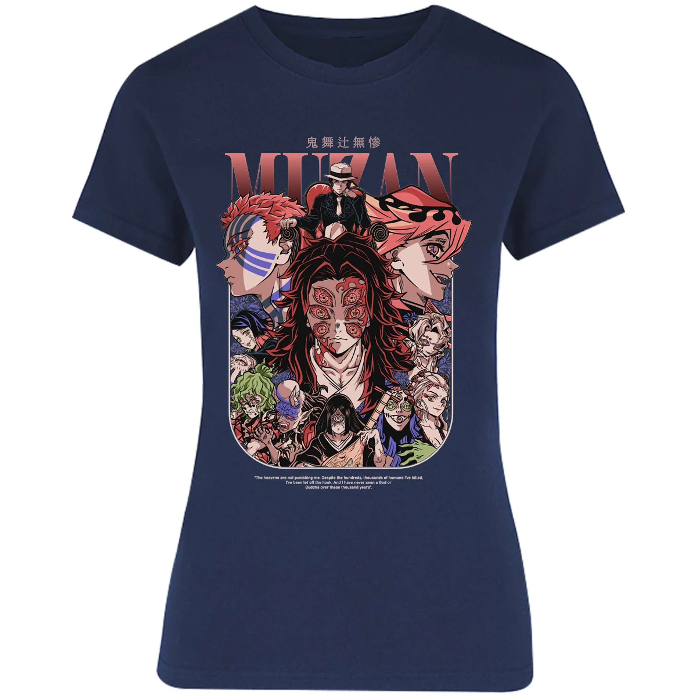 Blusa Demon Slayer Demon Slayer Lunas Demoniacas Blusa para Mujer 2