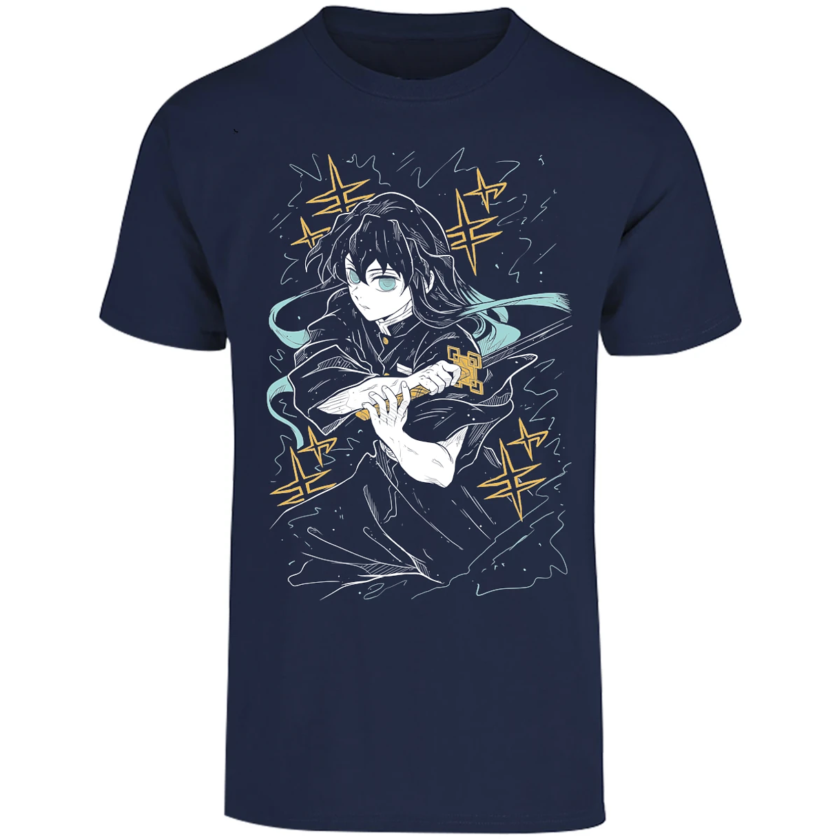 Playera Demon Slayer Tokito S para Adulto 14