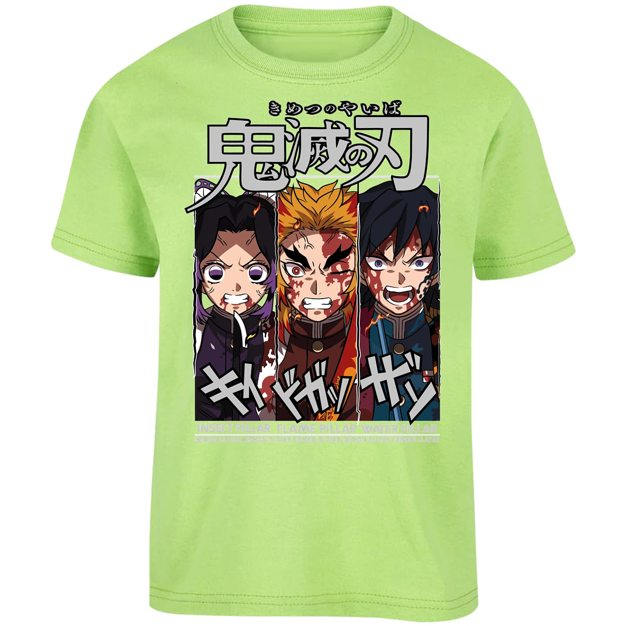Playera Demon Slayer Shinobu Tomioka Rengoku para Niño 9