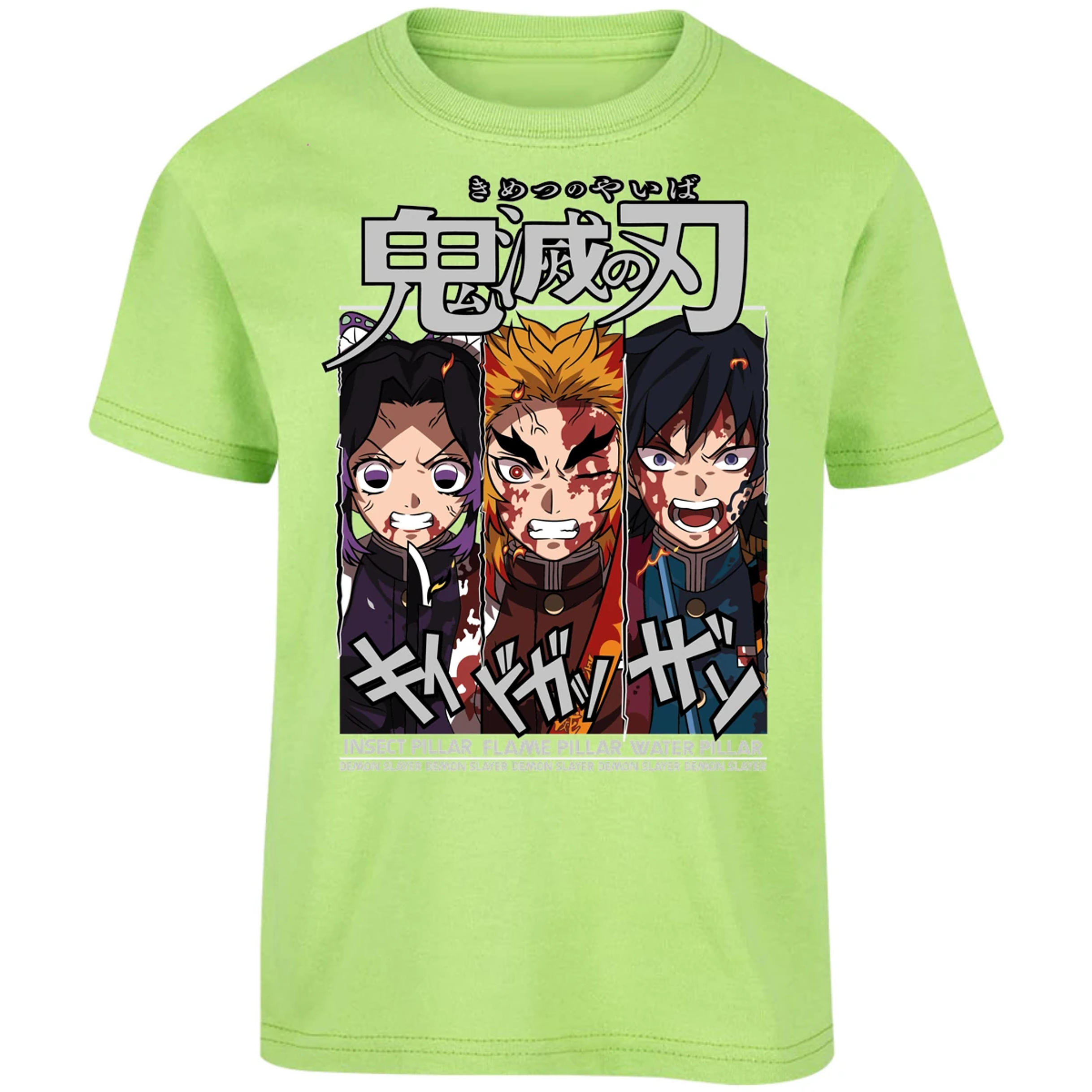 Playera Demon Slayer Shinobu Tomioka Rengoku para Niño 9