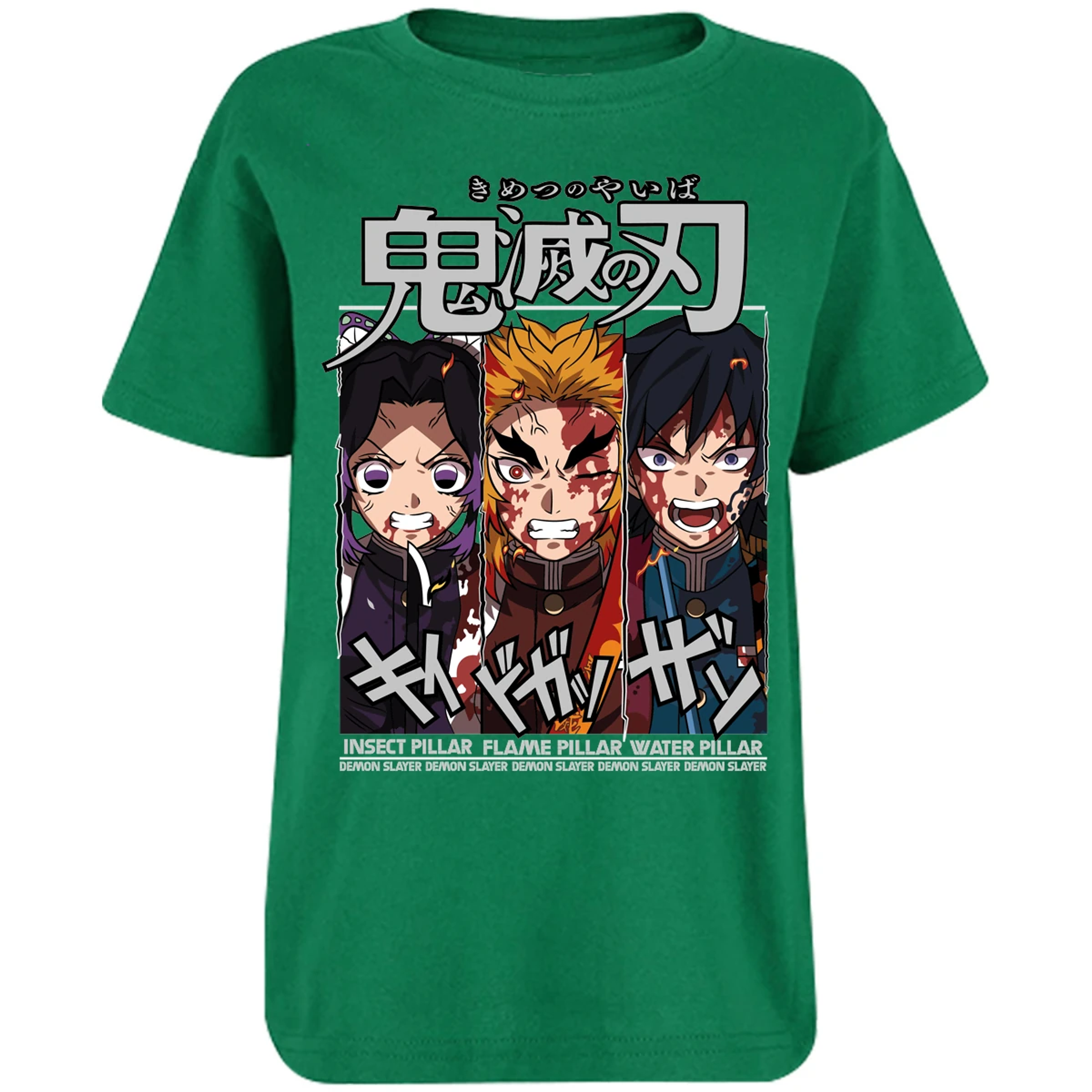 Playera Demon Slayer Shinobu Tomioka Rengoku para Niño 11