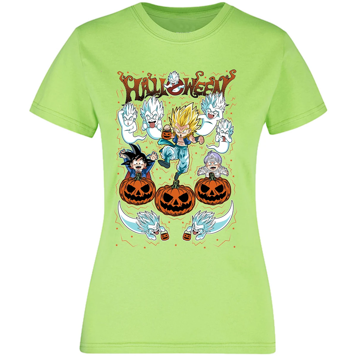 Blusa Dragon Ball Gotenks Halloween Blusa para Mujer 10