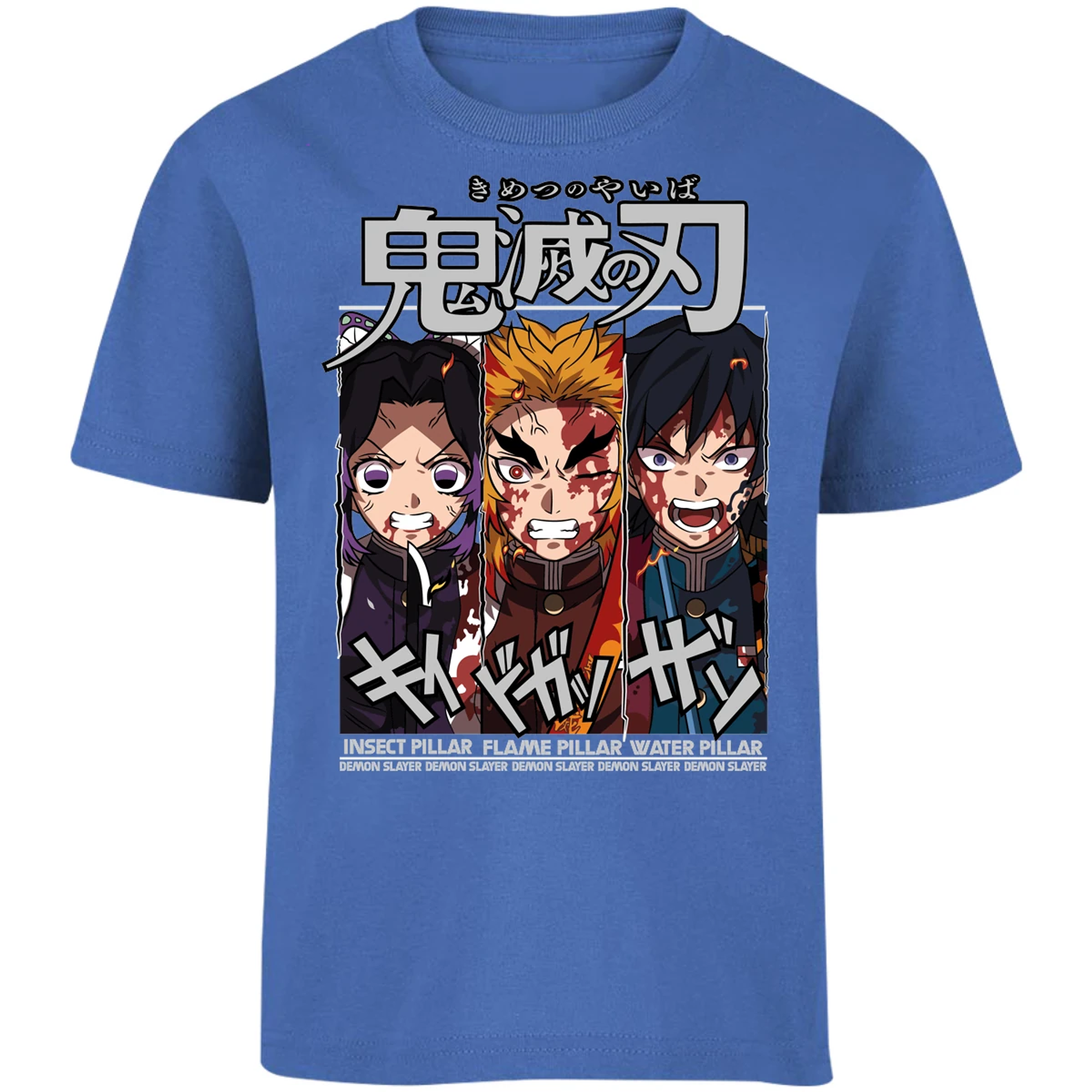 Playera Demon Slayer Shinobu Tomioka Rengoku para Niño 12