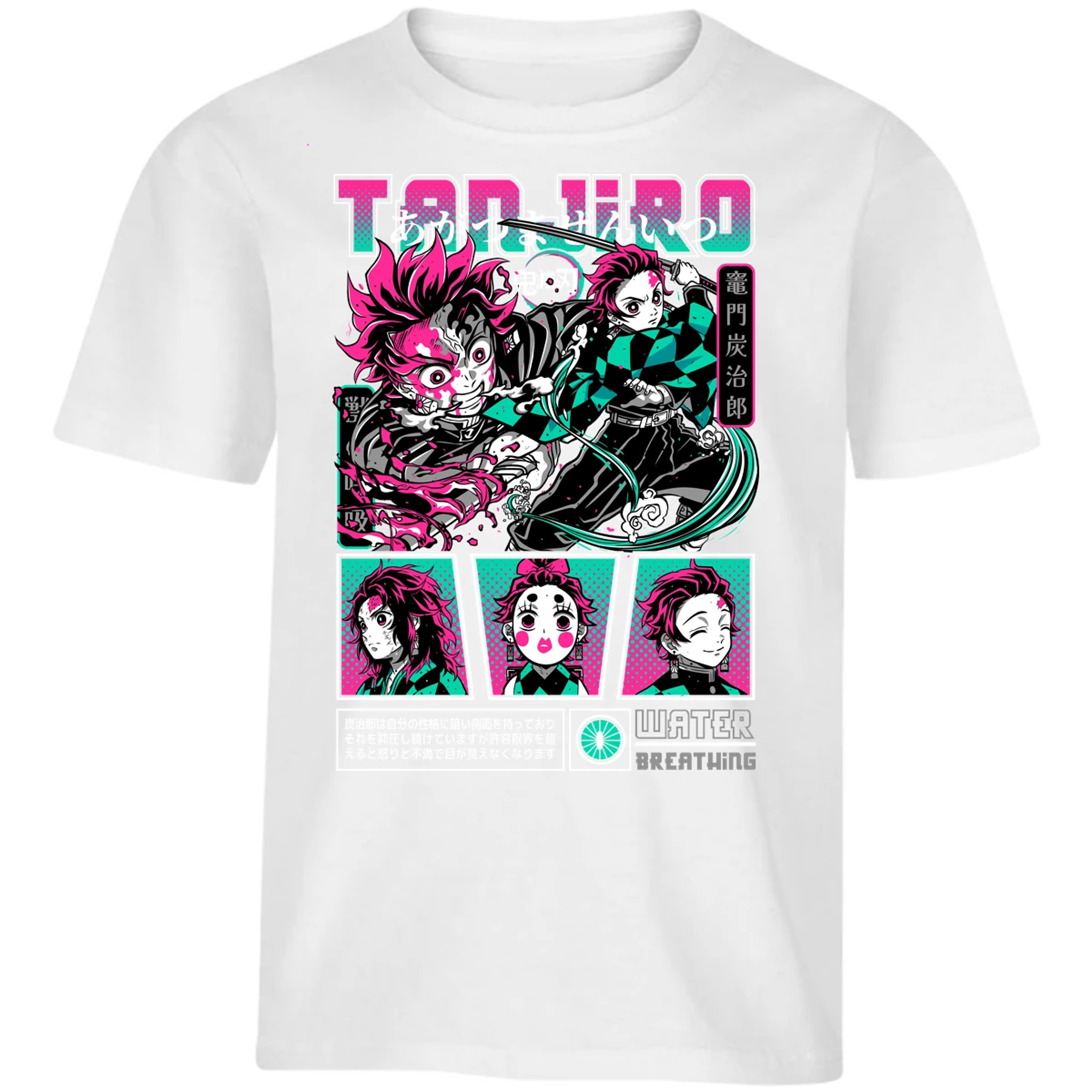 Playera Demon Slayer Tanjiro para Niño 2