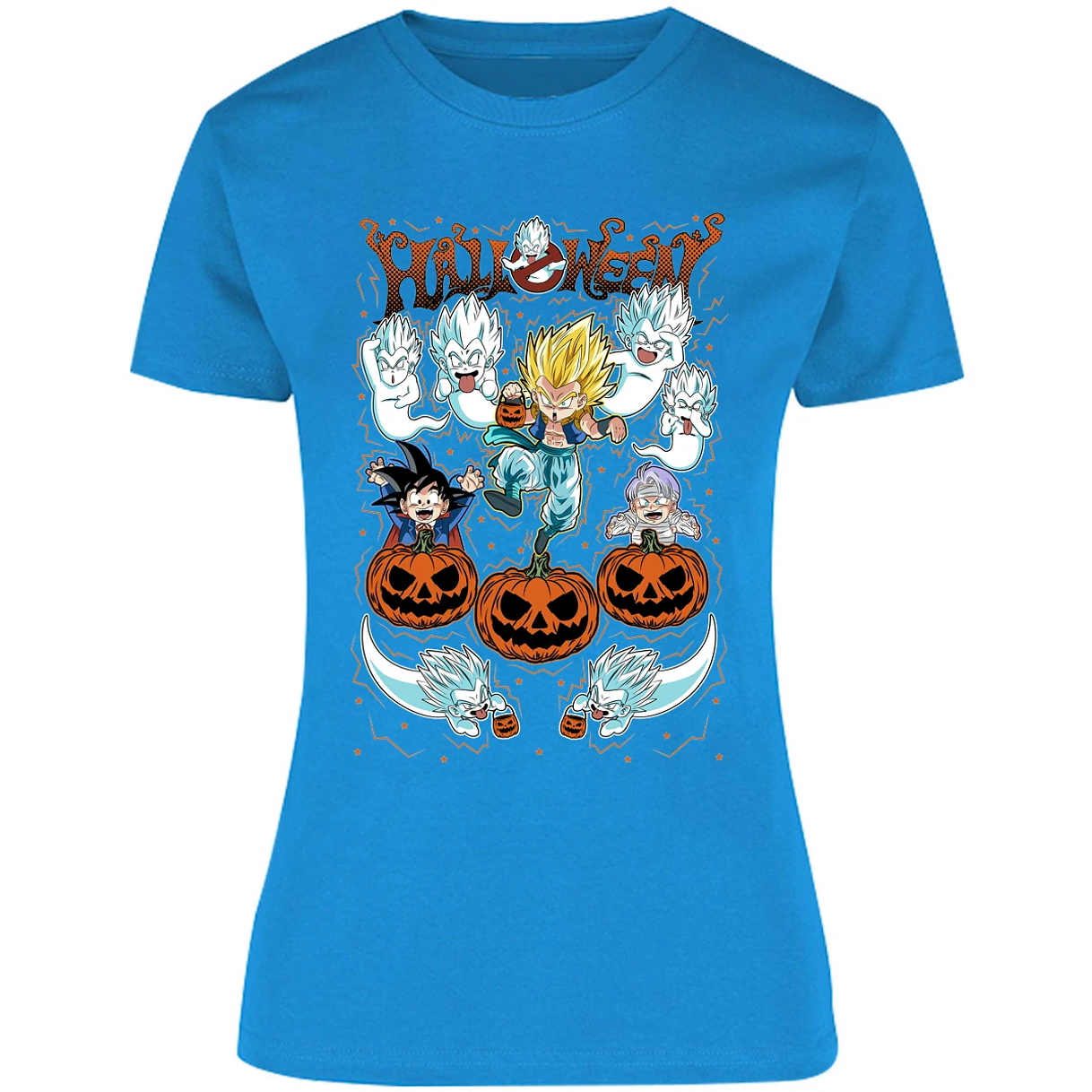 Blusa Dragon Ball Gotenks Halloween Blusa para Mujer 14