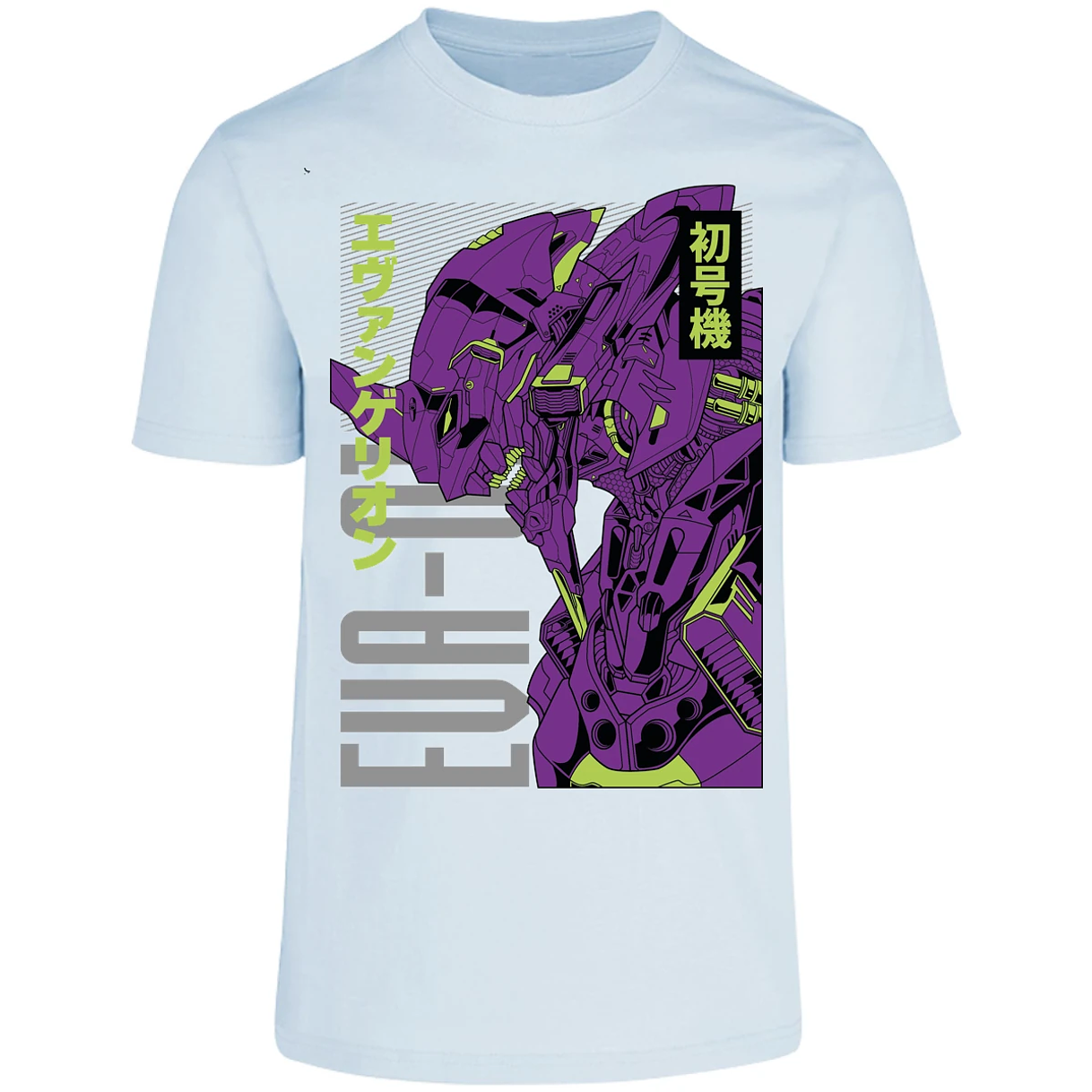Playera Evangelion Eva 01 Anime para Adulto 45