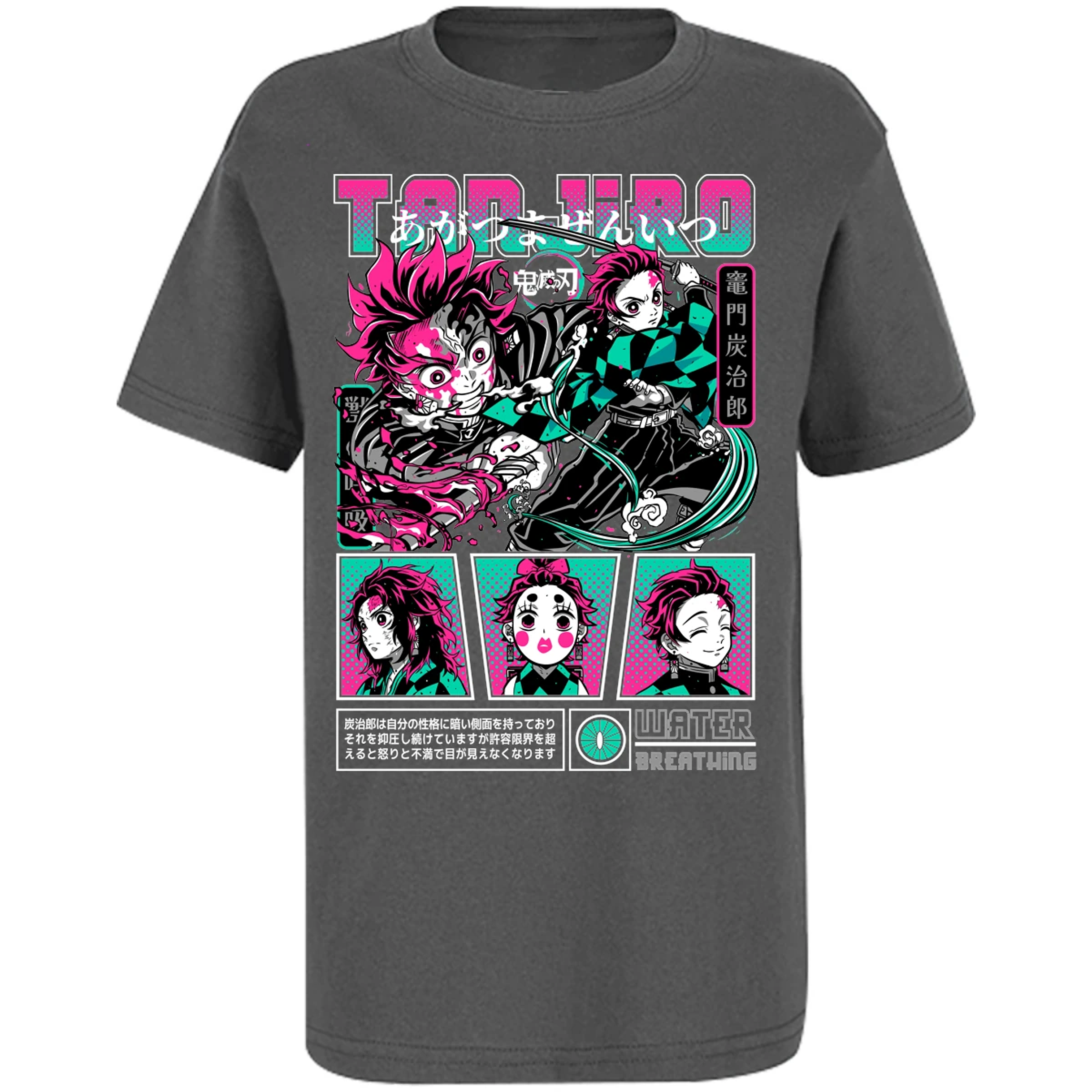 Playera Demon Slayer Tanjiro para Niño 10