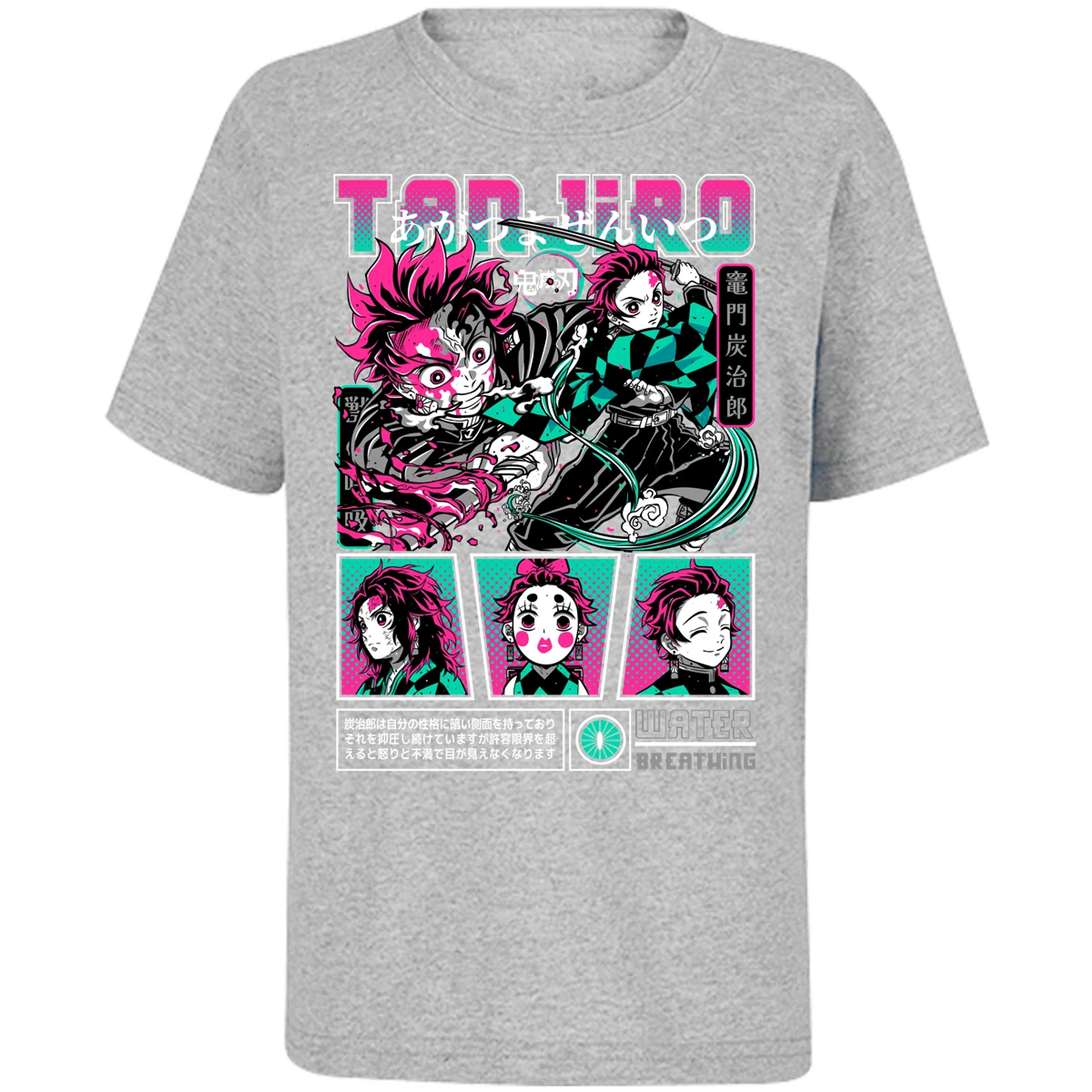 Playera Demon Slayer Tanjiro para Niño 1