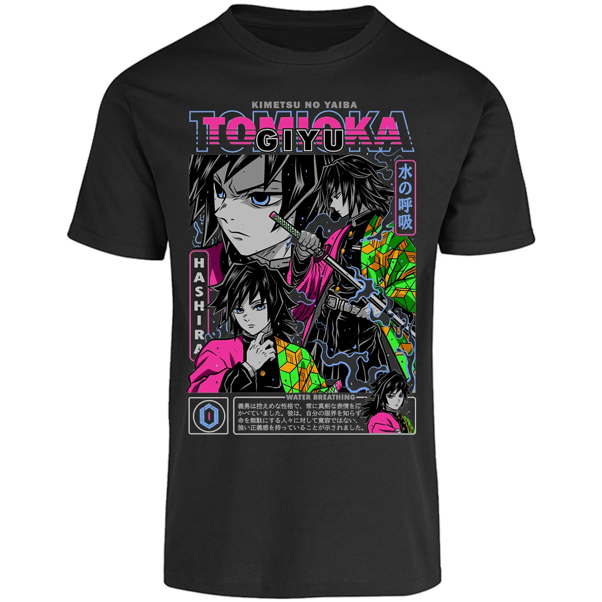Playera Demon Slayer Tomioka para Adulto 24