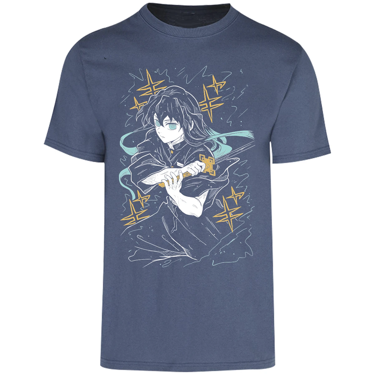 Playera Demon Slayer Tokito S para Adulto 28