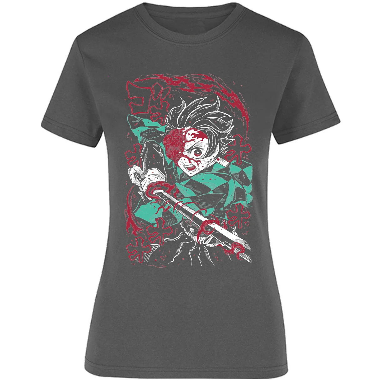 Blusa Demon Slayer Demon Tanjiro Blusa para Mujer 10