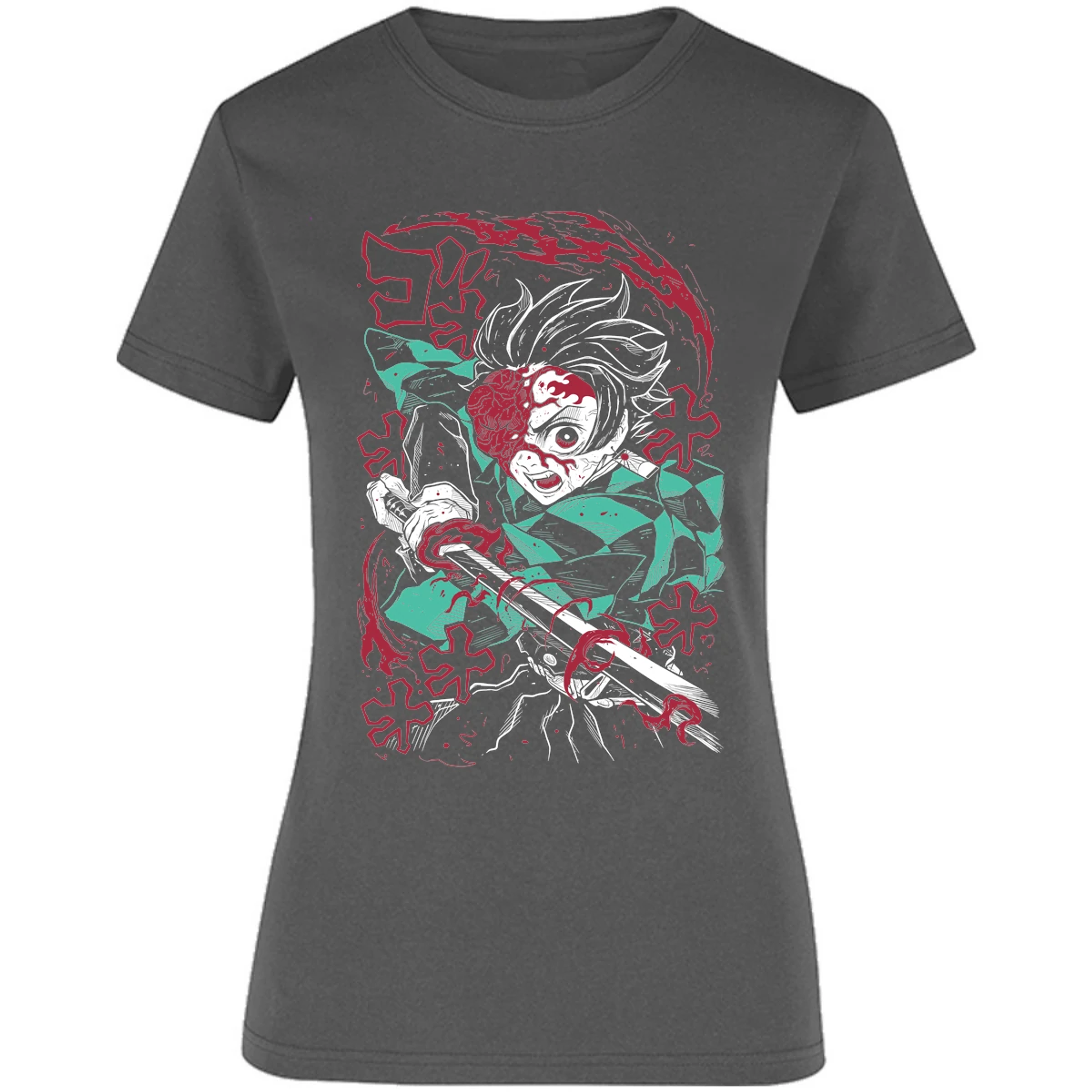 Blusa Demon Slayer Demon Tanjiro Blusa para Mujer 10