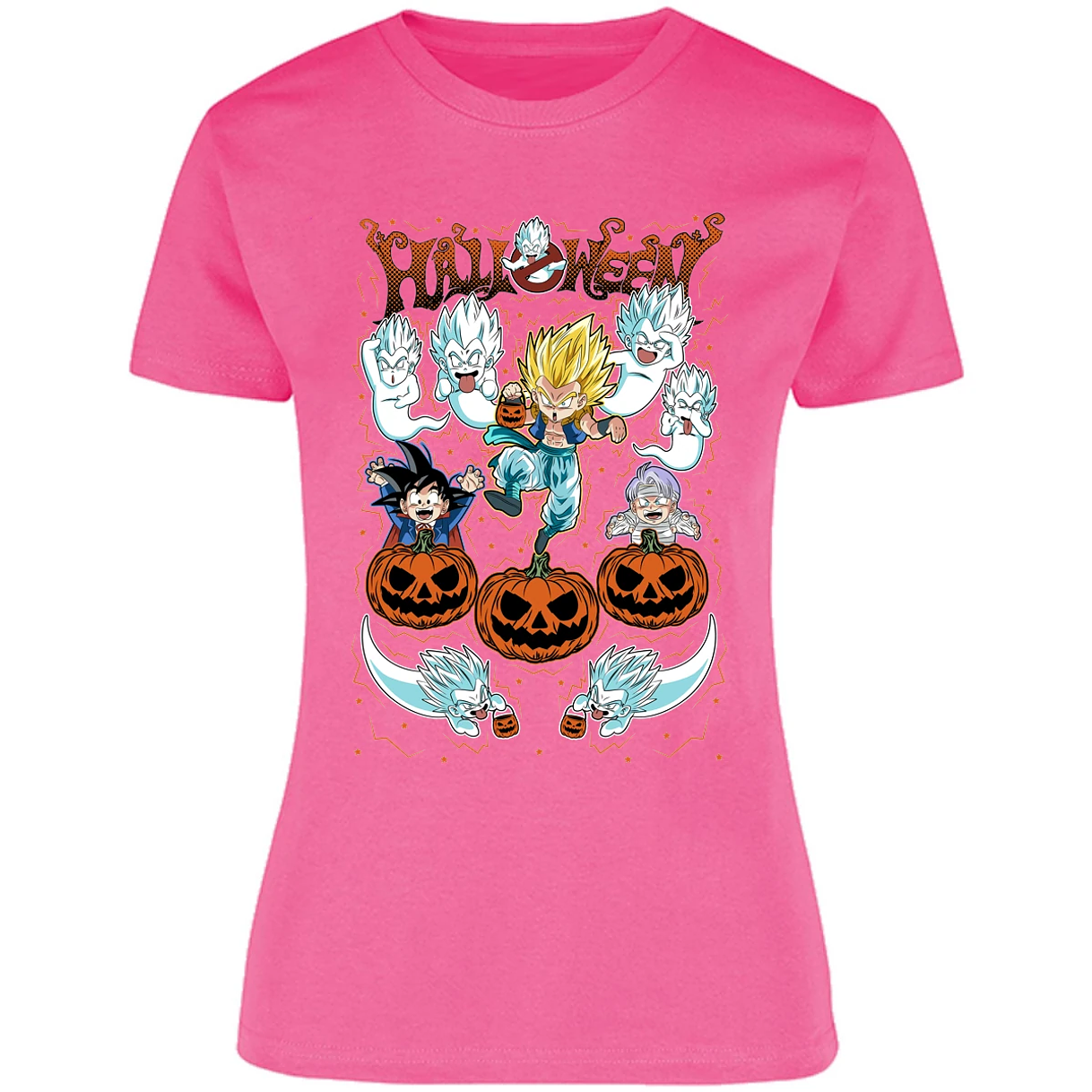 Blusa Dragon Ball Gotenks Halloween Blusa para Mujer 15
