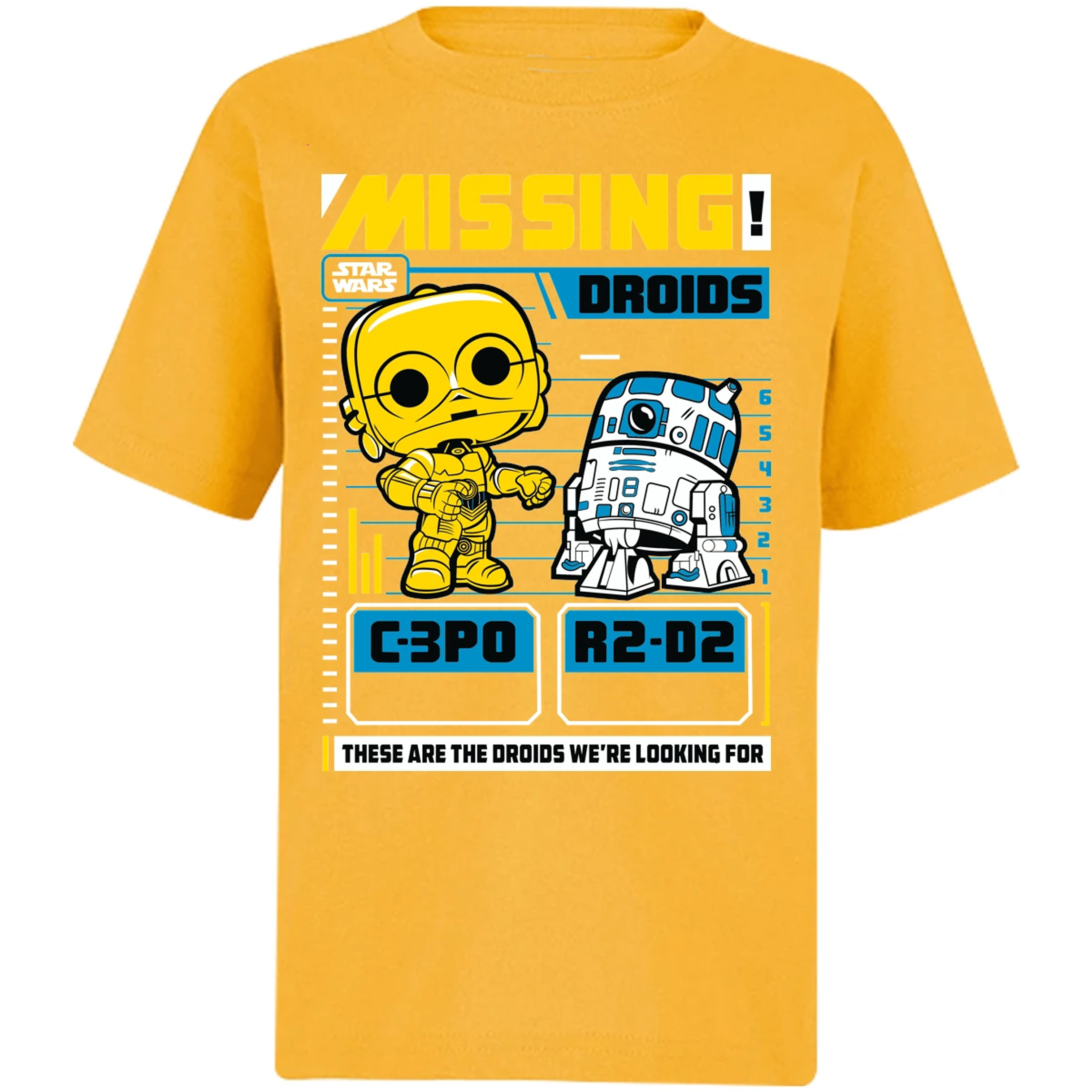 Playera Es De Series Y Peliculas Funko Missing Droids para Niño 13