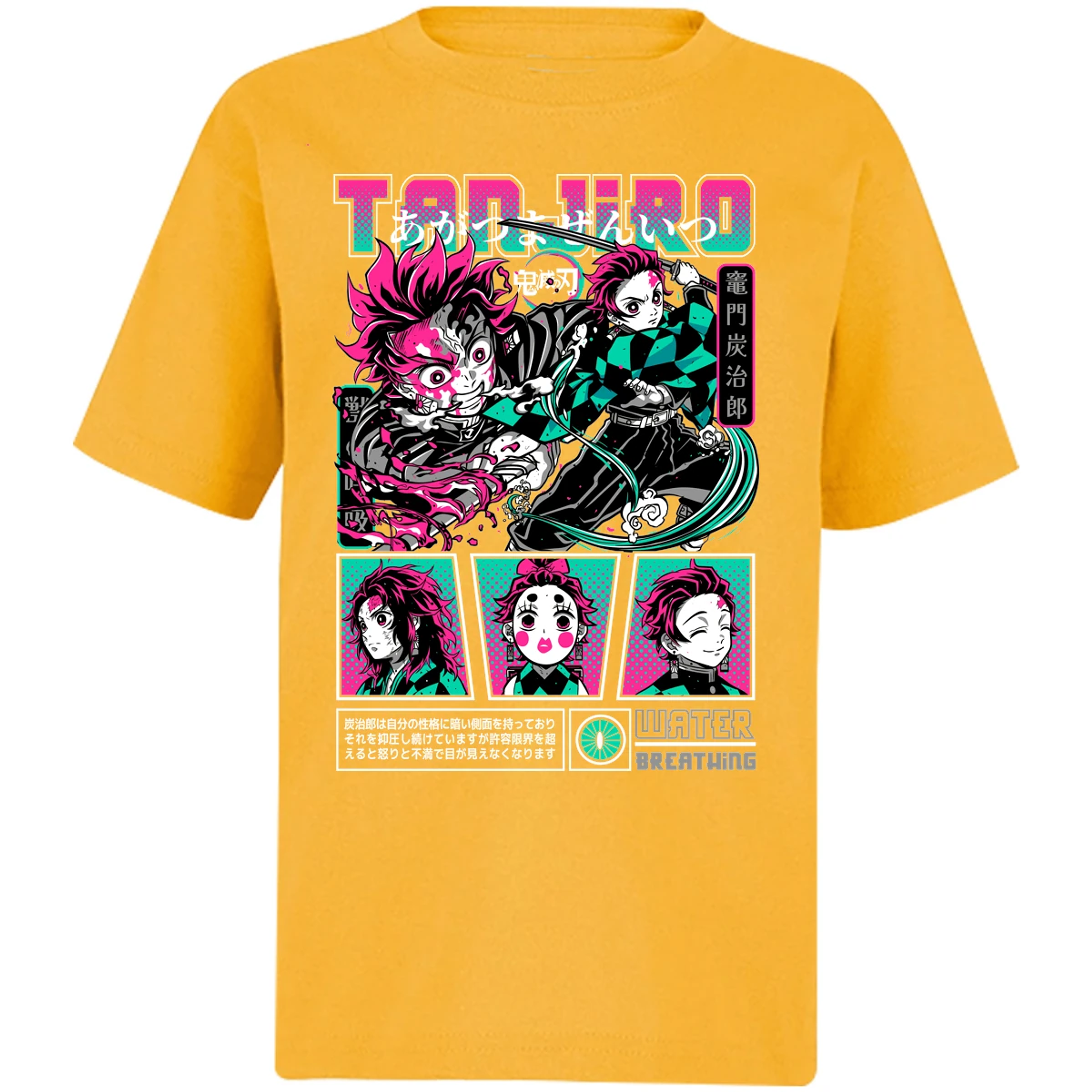 Playera Demon Slayer Tanjiro para Niño 5