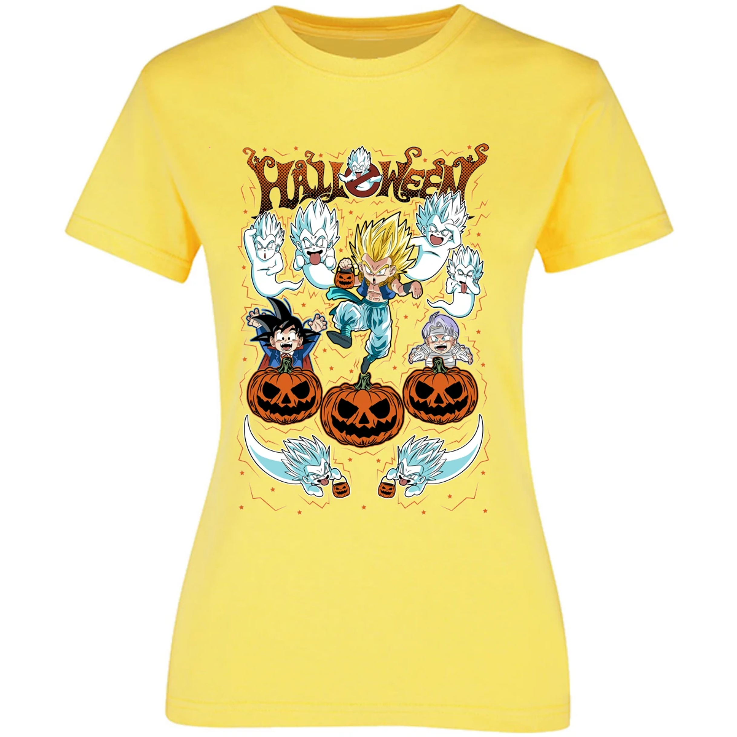 Blusa Dragon Ball Gotenks Halloween Blusa para Mujer 16