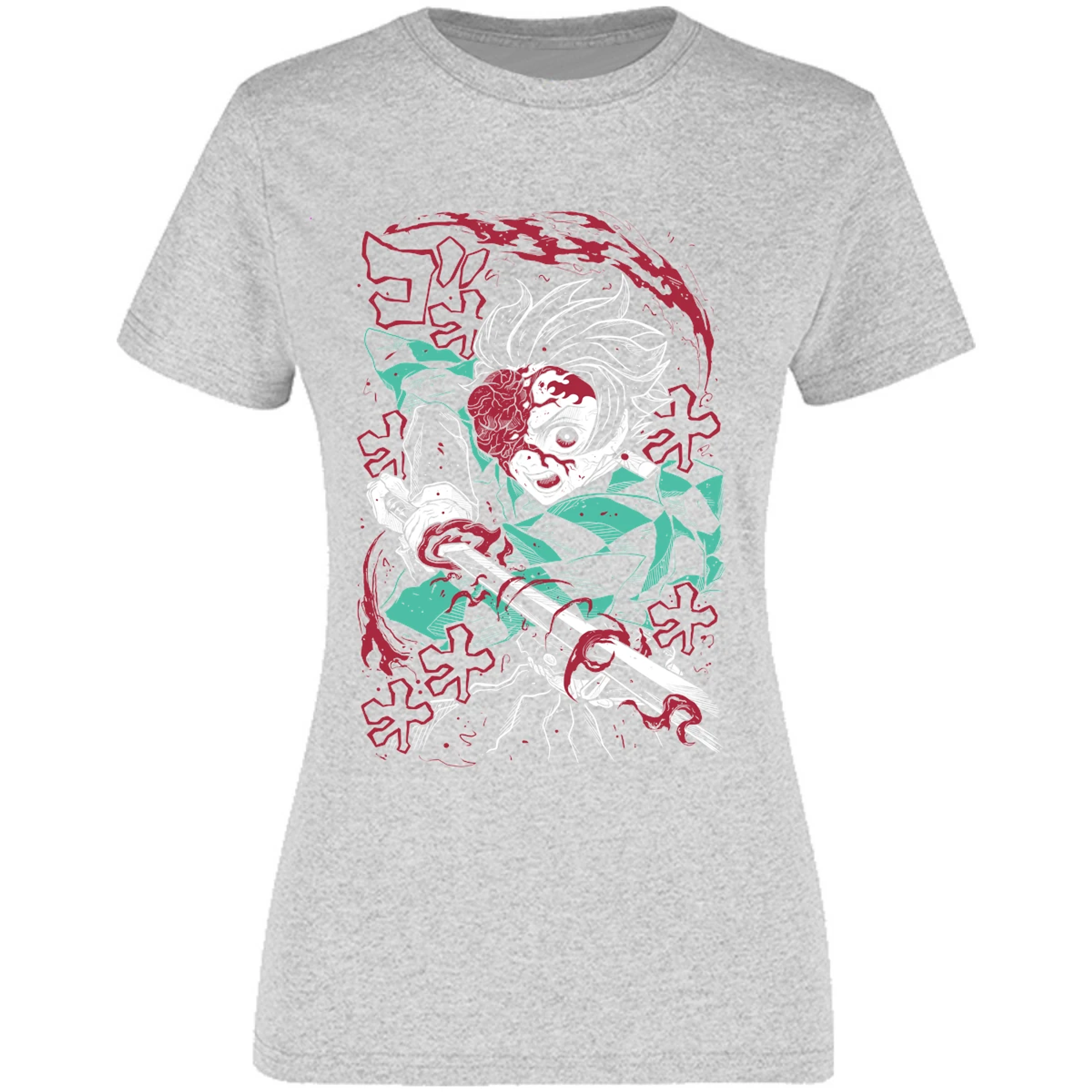 Blusa Demon Slayer Demon Tanjiro Blusa para Mujer 7