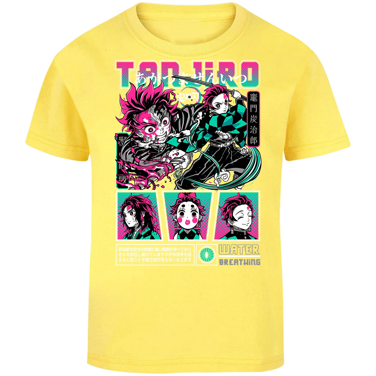 Playera Demon Slayer Tanjiro para Niño 12