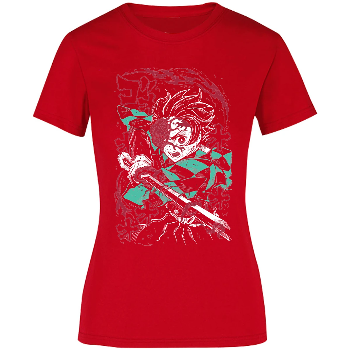 Blusa Demon Slayer Demon Tanjiro Blusa para Mujer 16