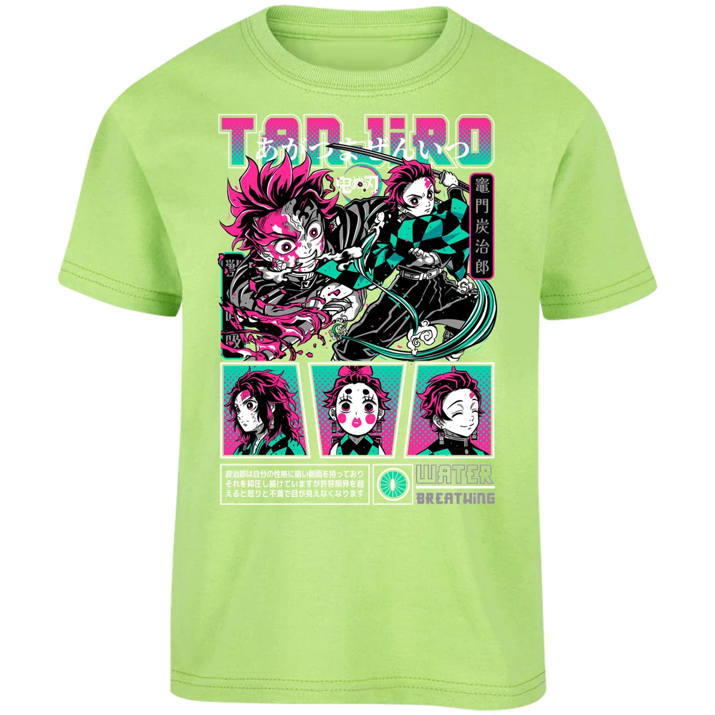 Playera Demon Slayer Tanjiro para Niño 15