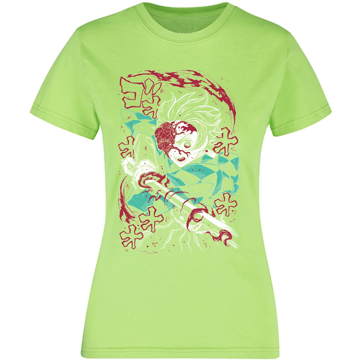 Blusa Demon Slayer Demon Tanjiro Blusa para Mujer 6