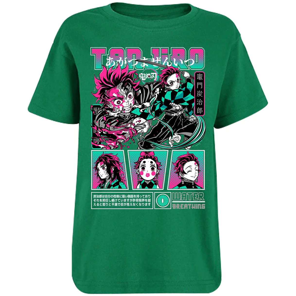 Playera Demon Slayer Tanjiro para Niño 9