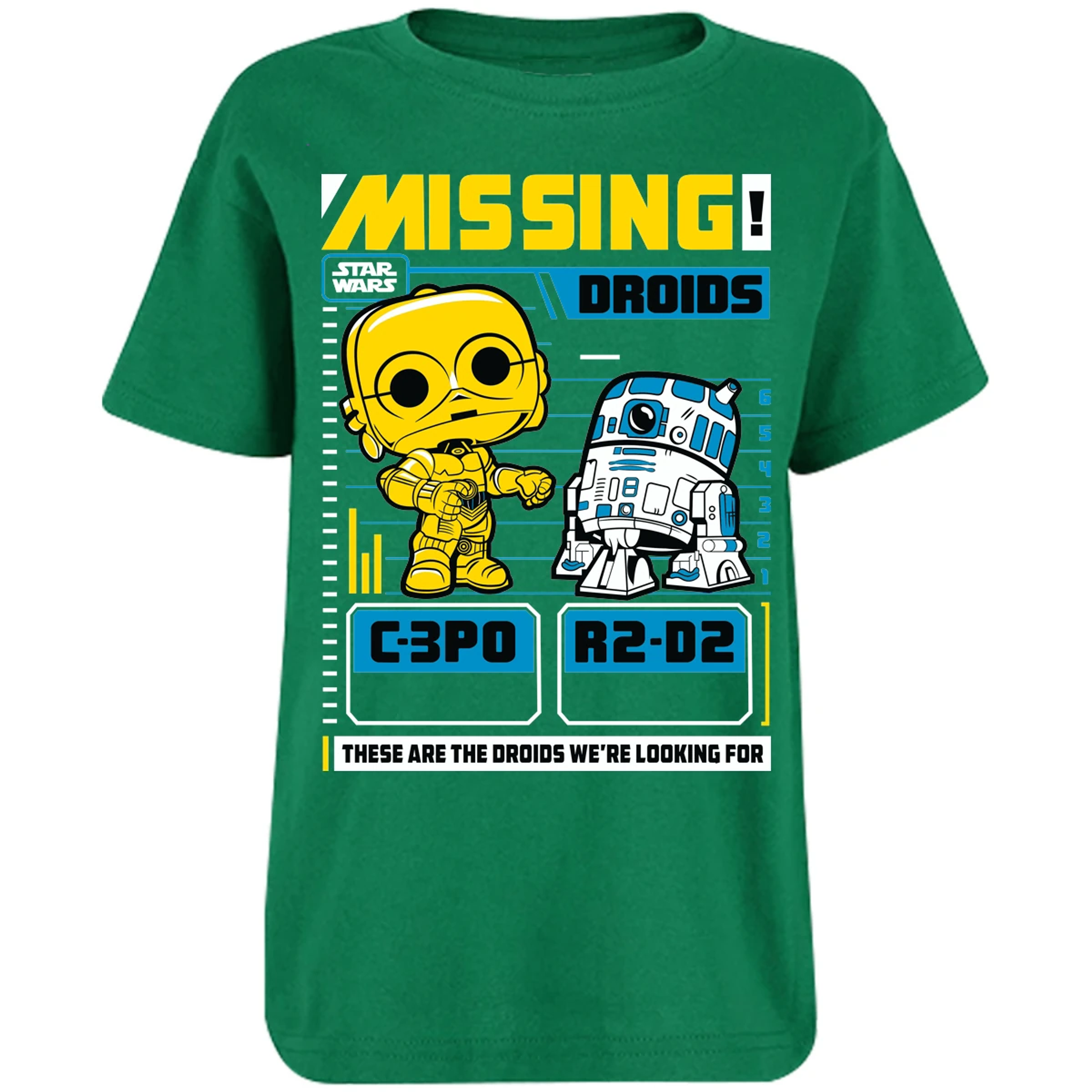 Playera Es De Series Y Peliculas Funko Missing Droids para Niño 1