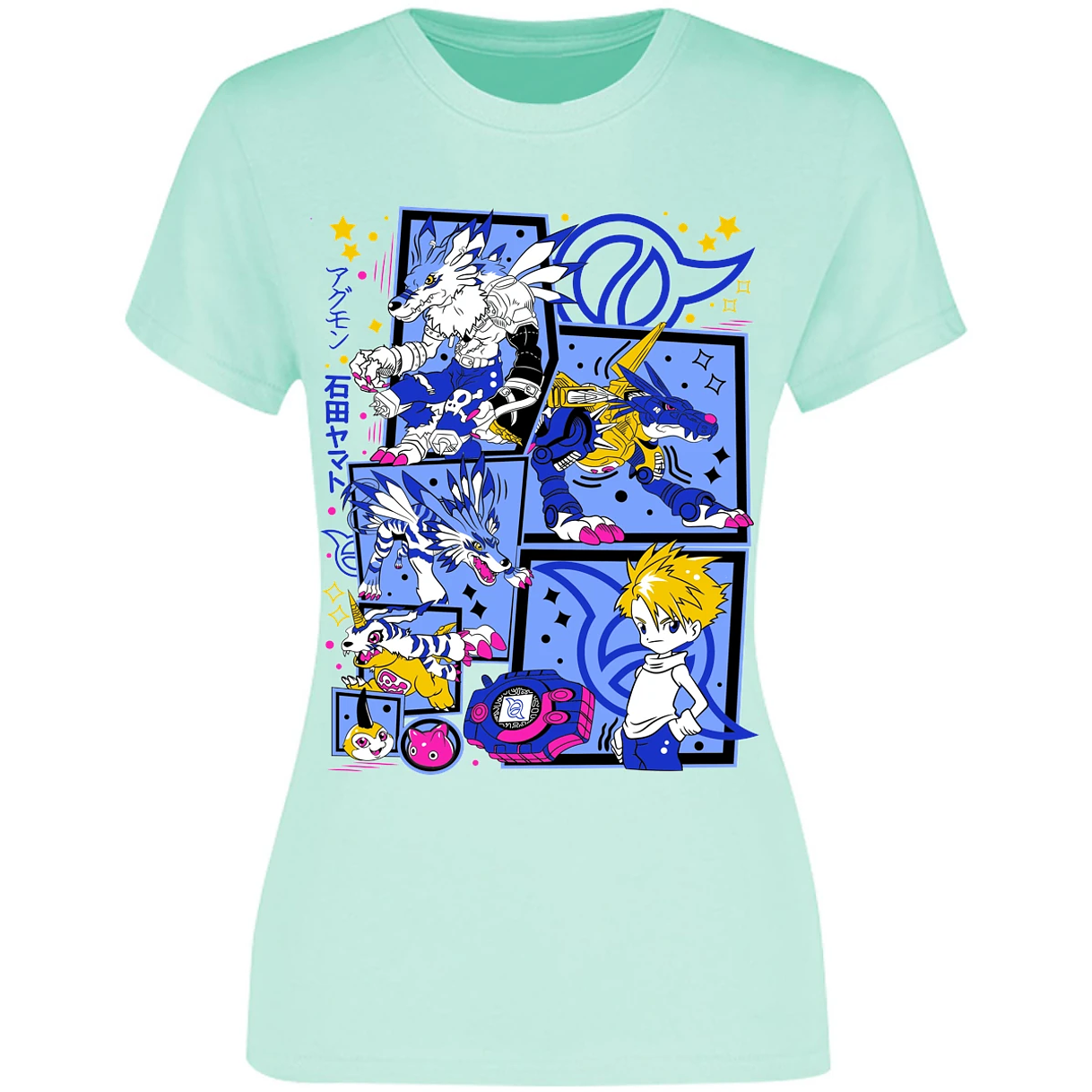 Blusa Digimon Diseo Digimon Blusa para Mujer 5