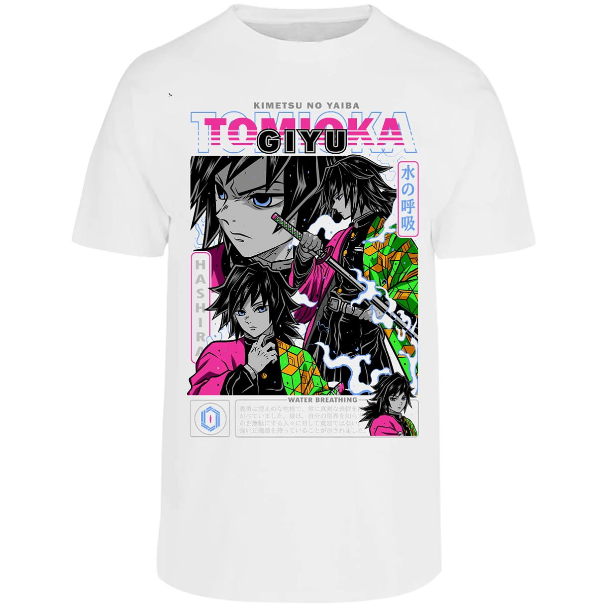 Playera Demon Slayer Tomioka para Adulto 17