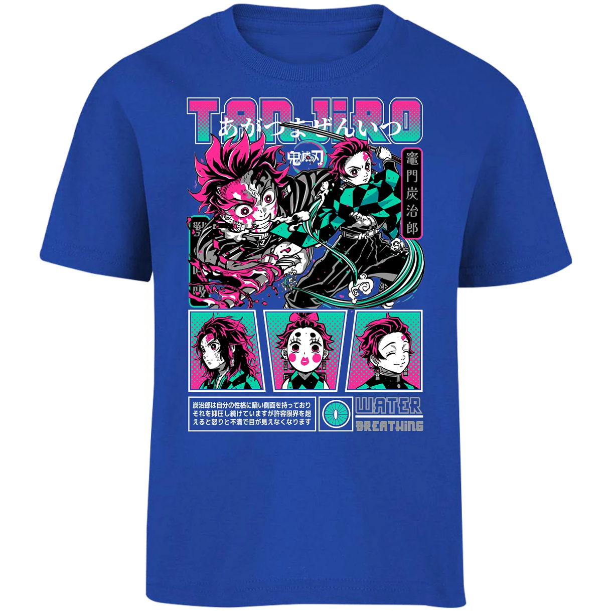 Playera Demon Slayer Tanjiro para Niño 13