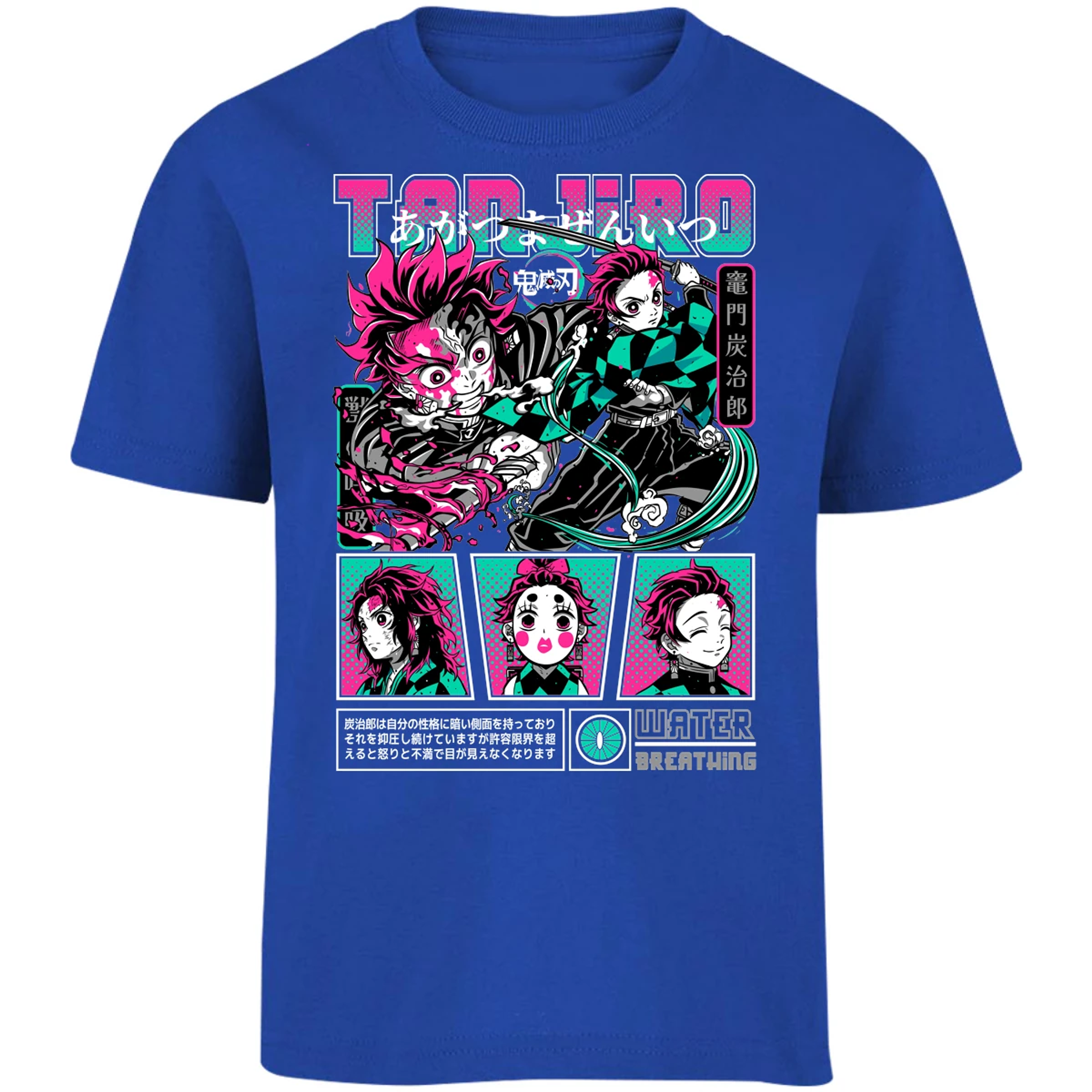 Playera Demon Slayer Tanjiro para Niño 13